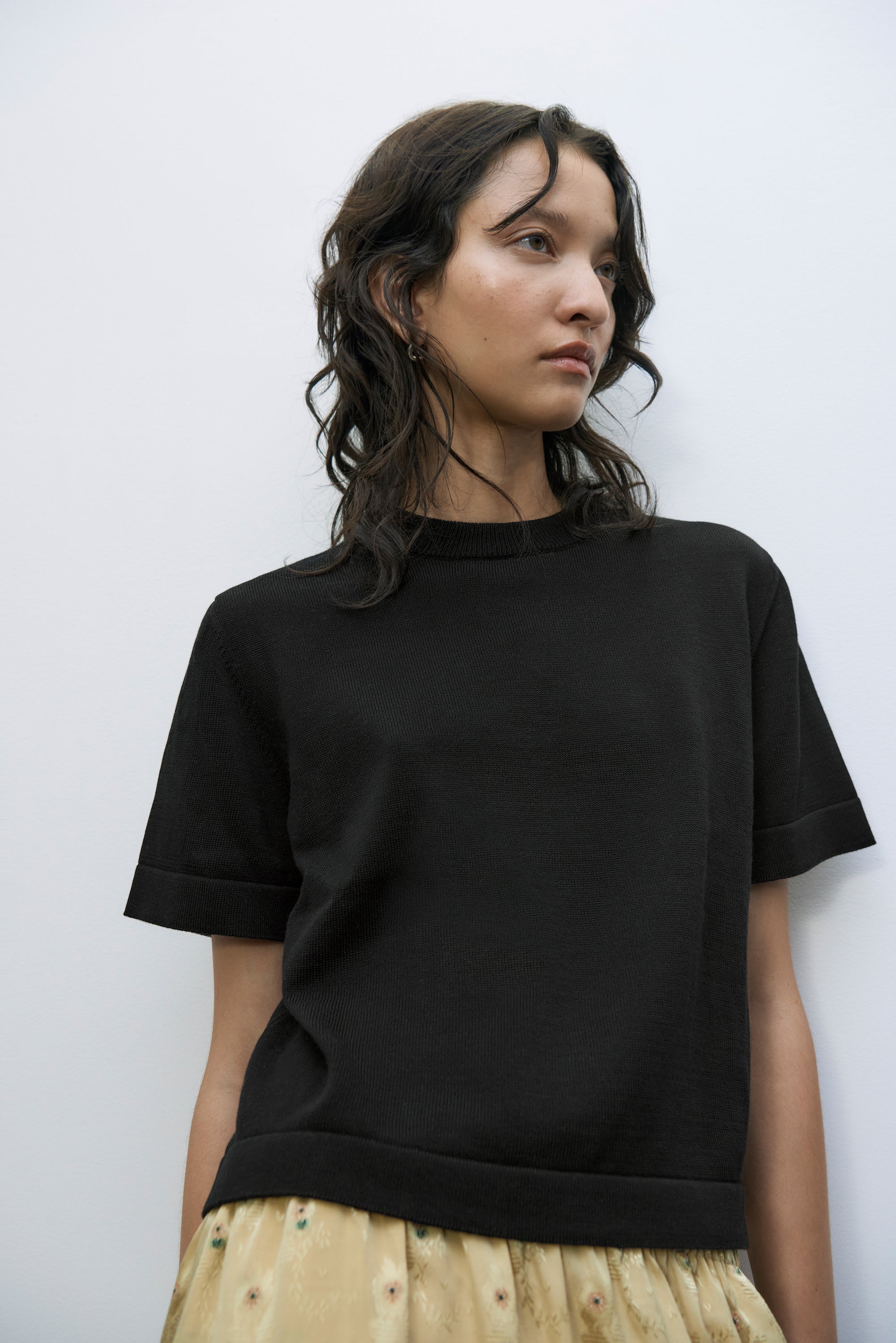 Cotton T-shirt - Black