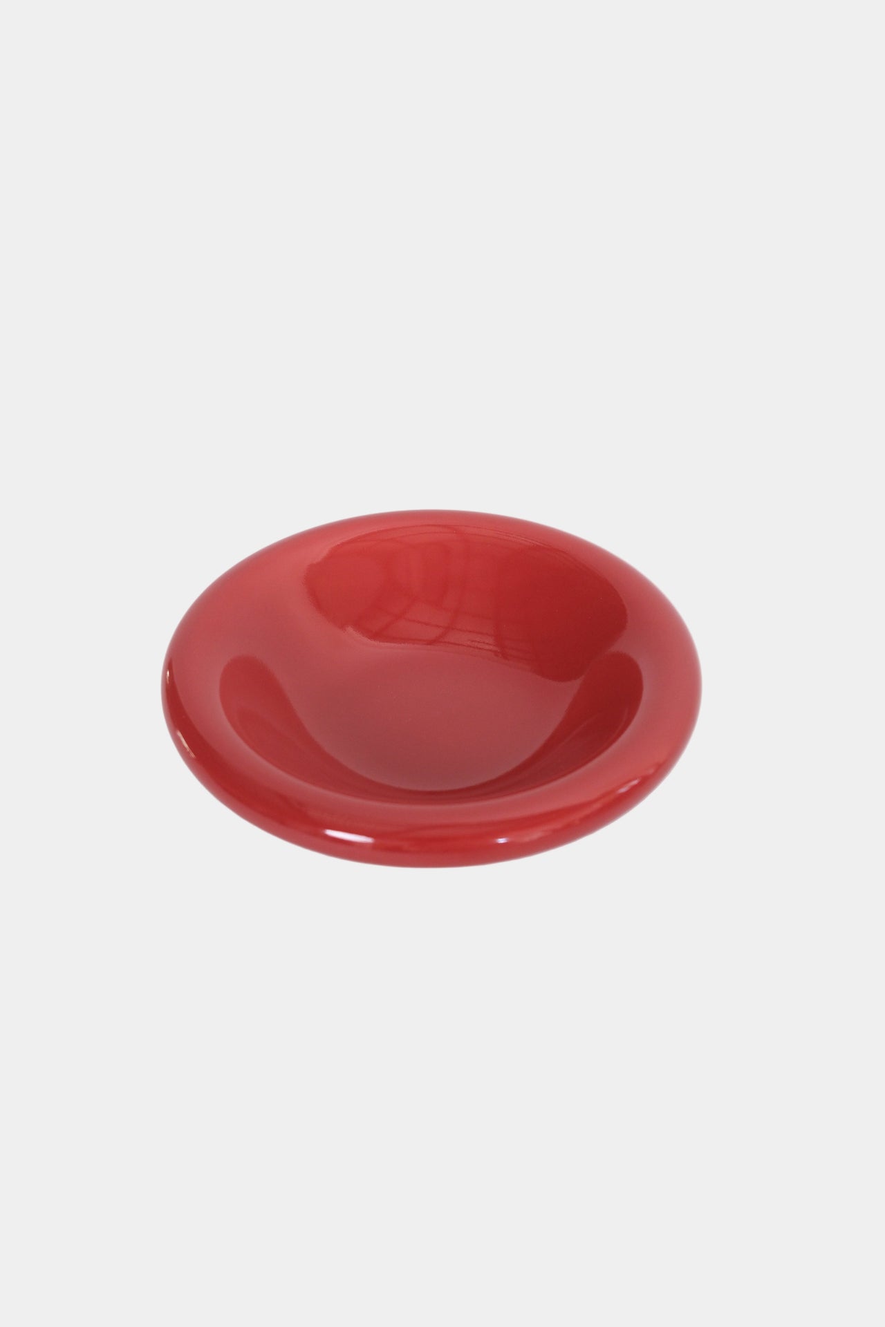 side bowl in tomato on white background