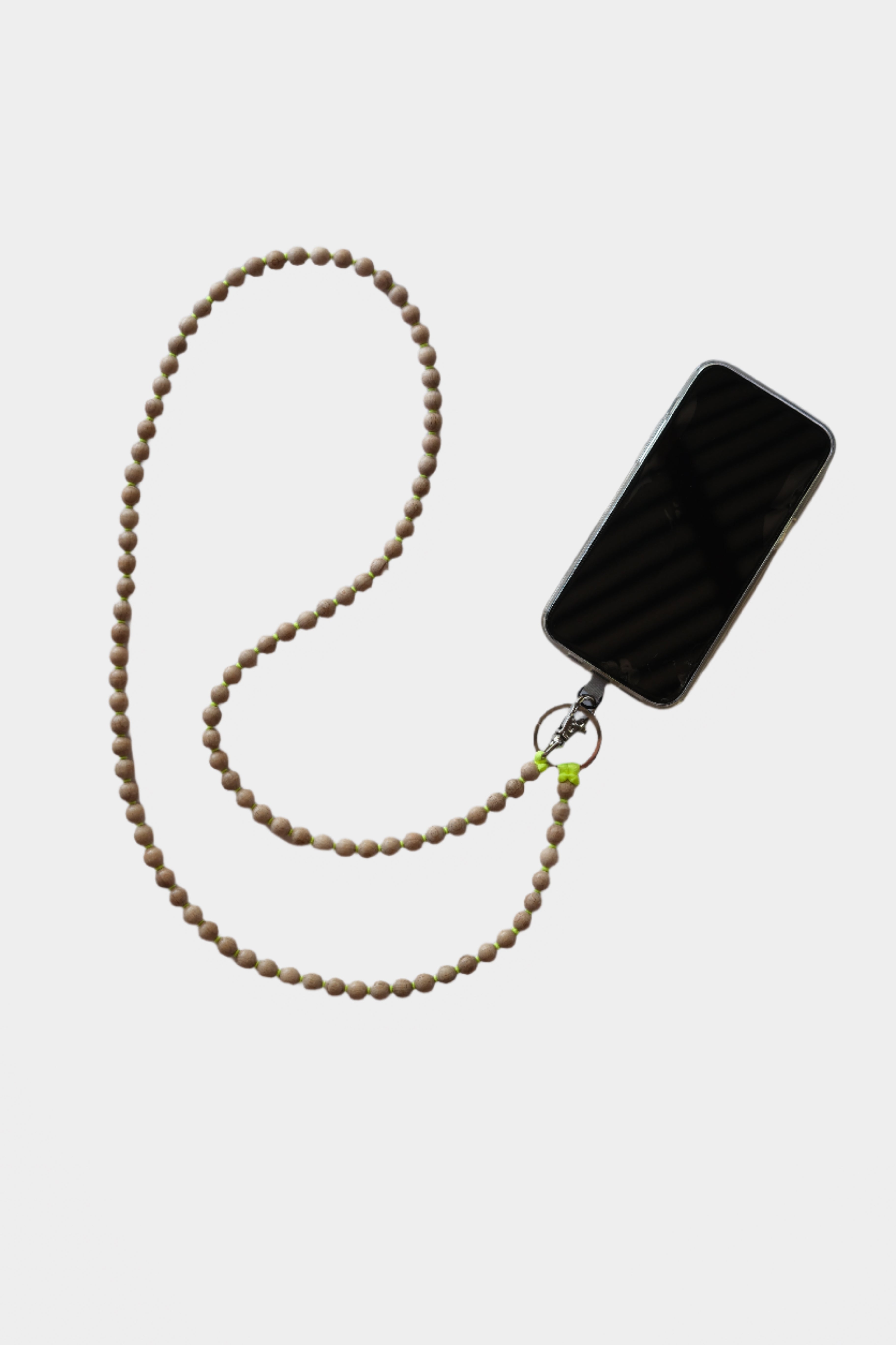 Ina Seifart natural with neon phone necklace chain