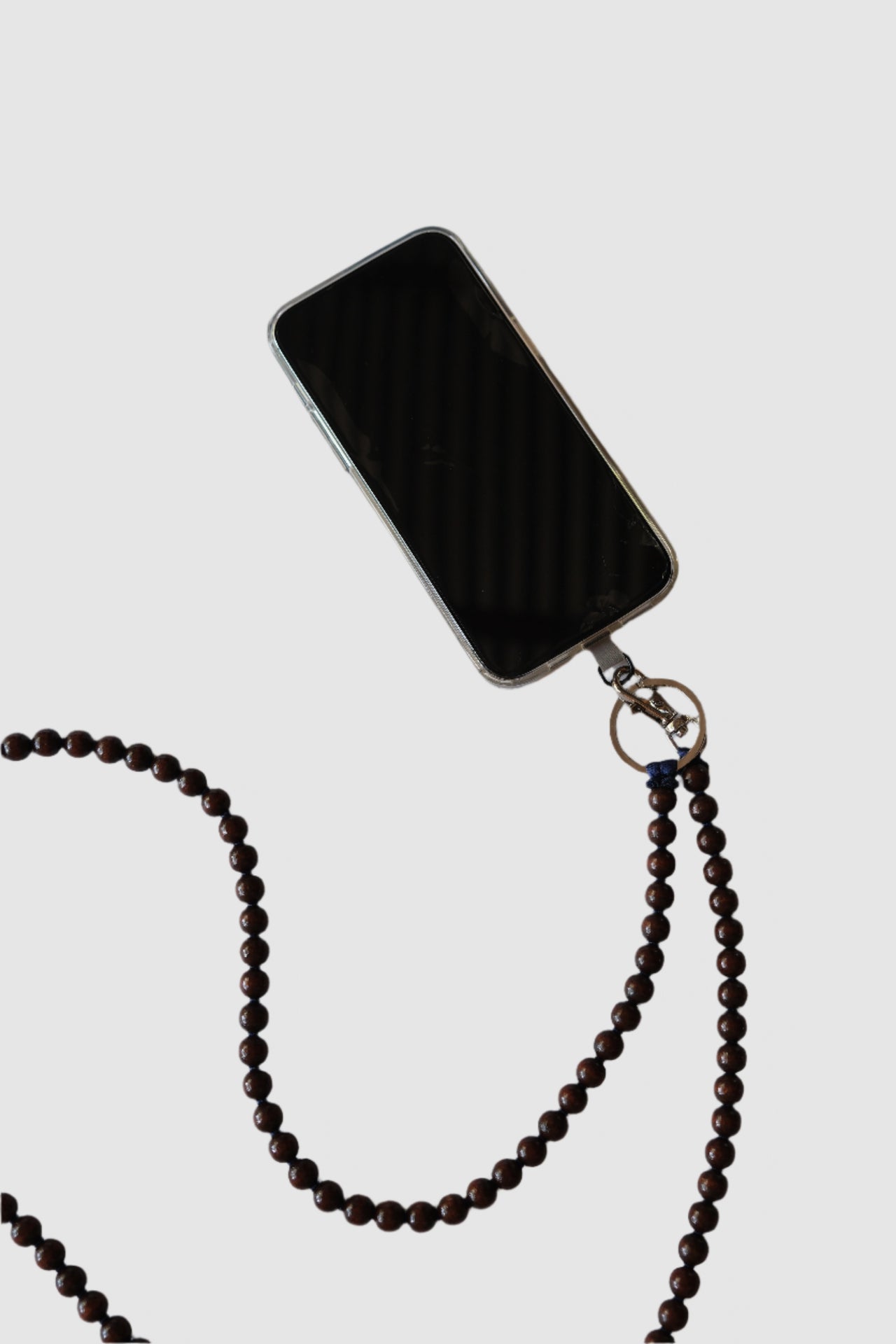 ina seifart phone necklace brown and blue