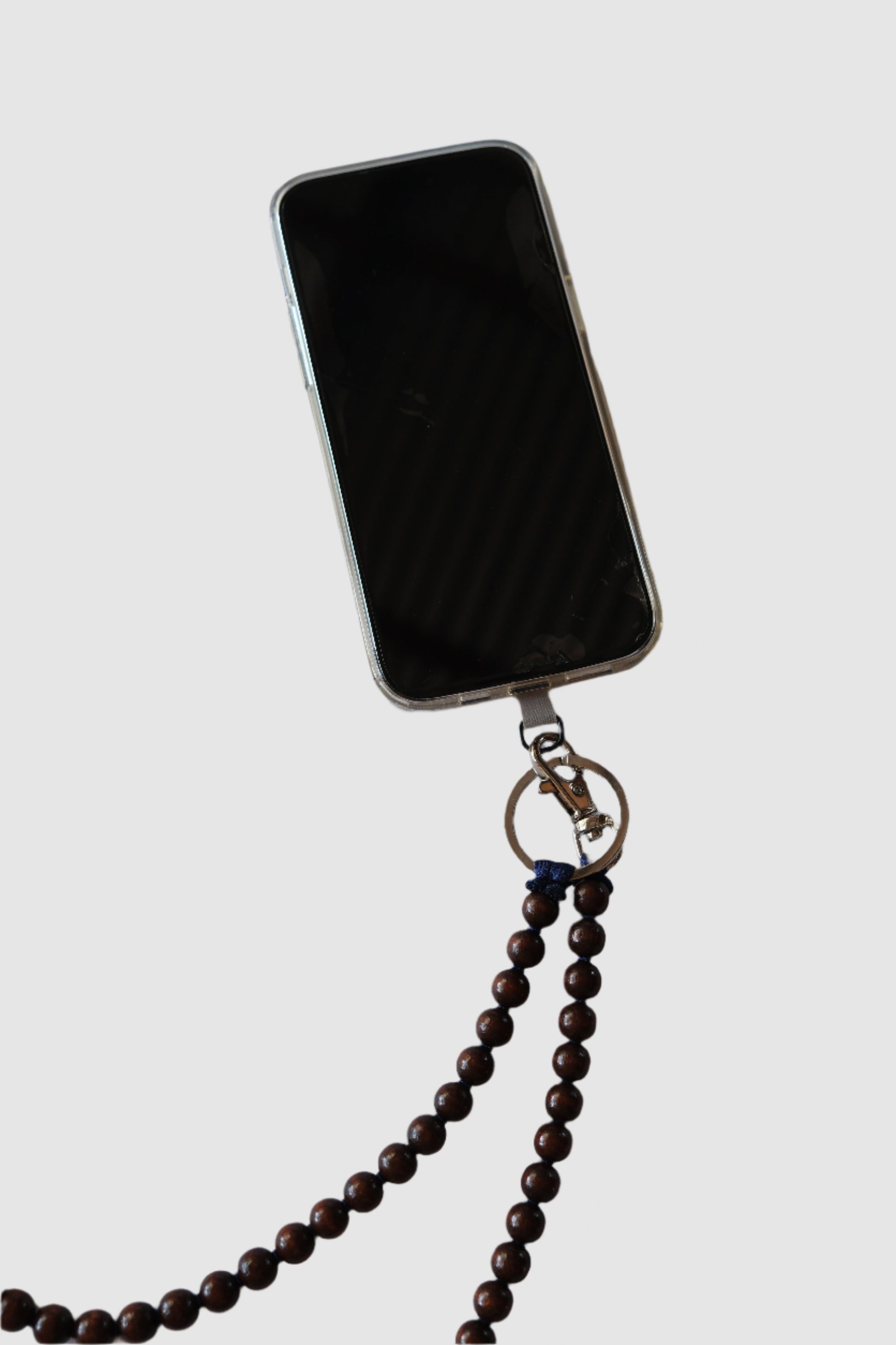 ina seifart phone necklace brown and blue