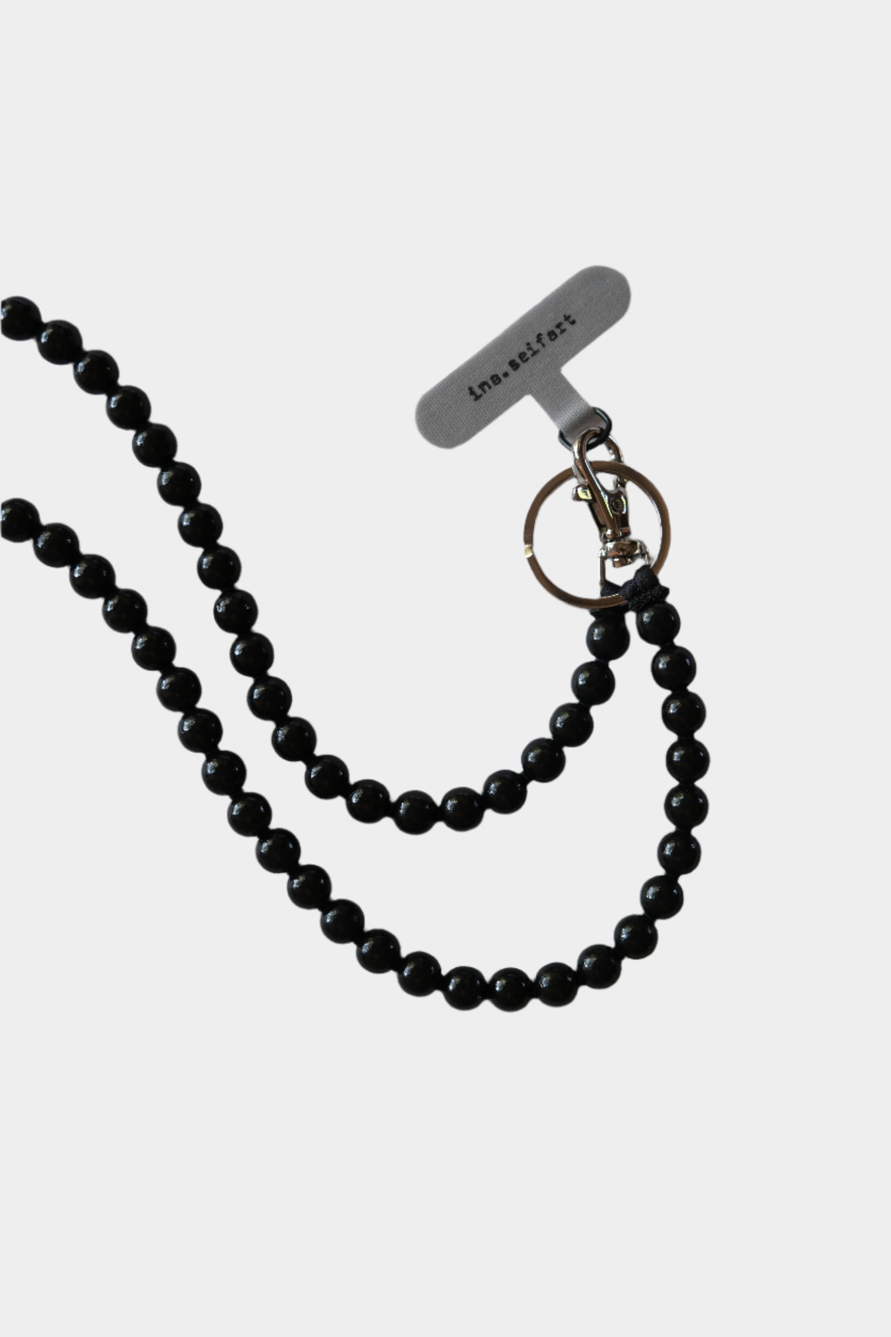 ina seifart black phone necklace