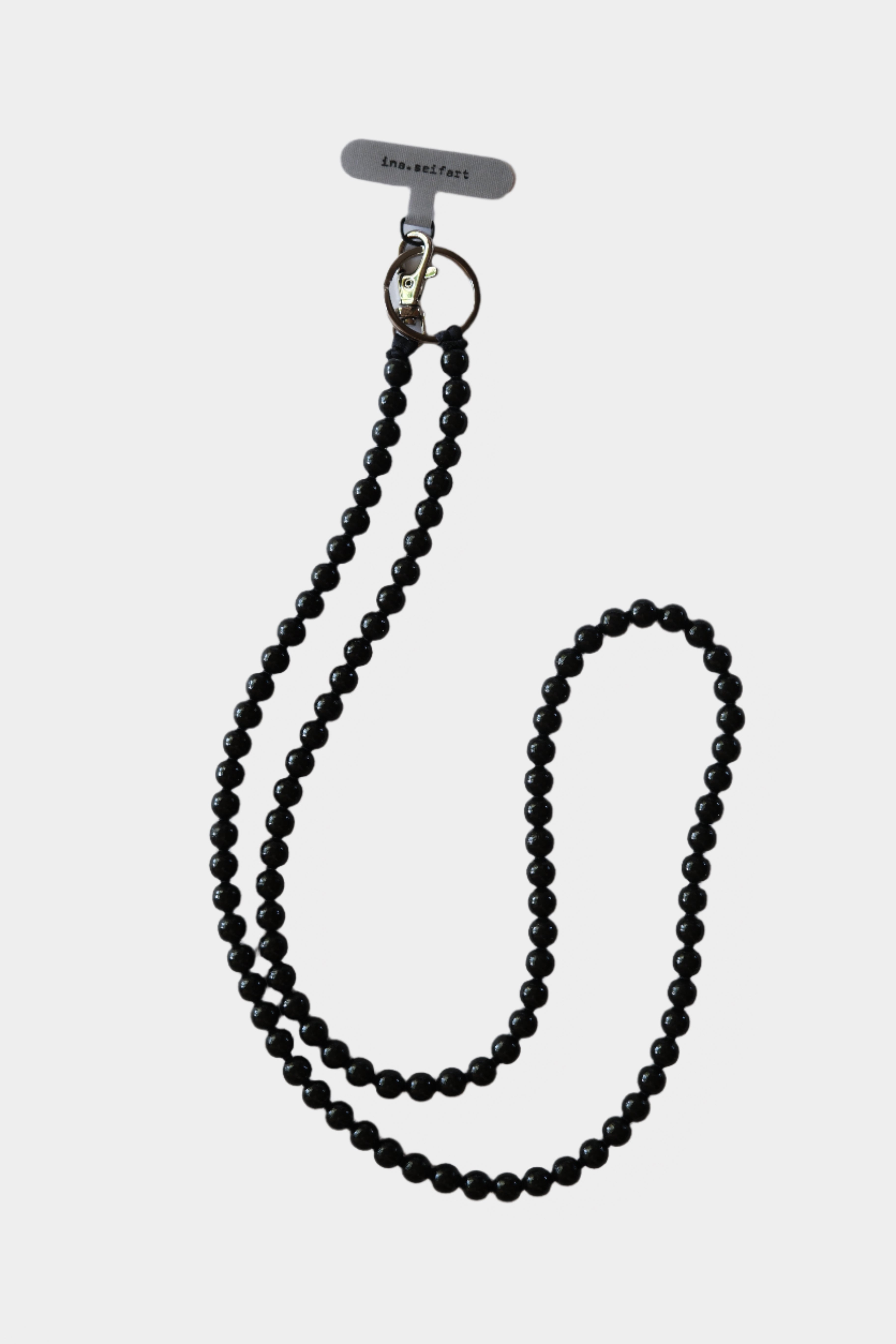 ina seifart black phone necklace