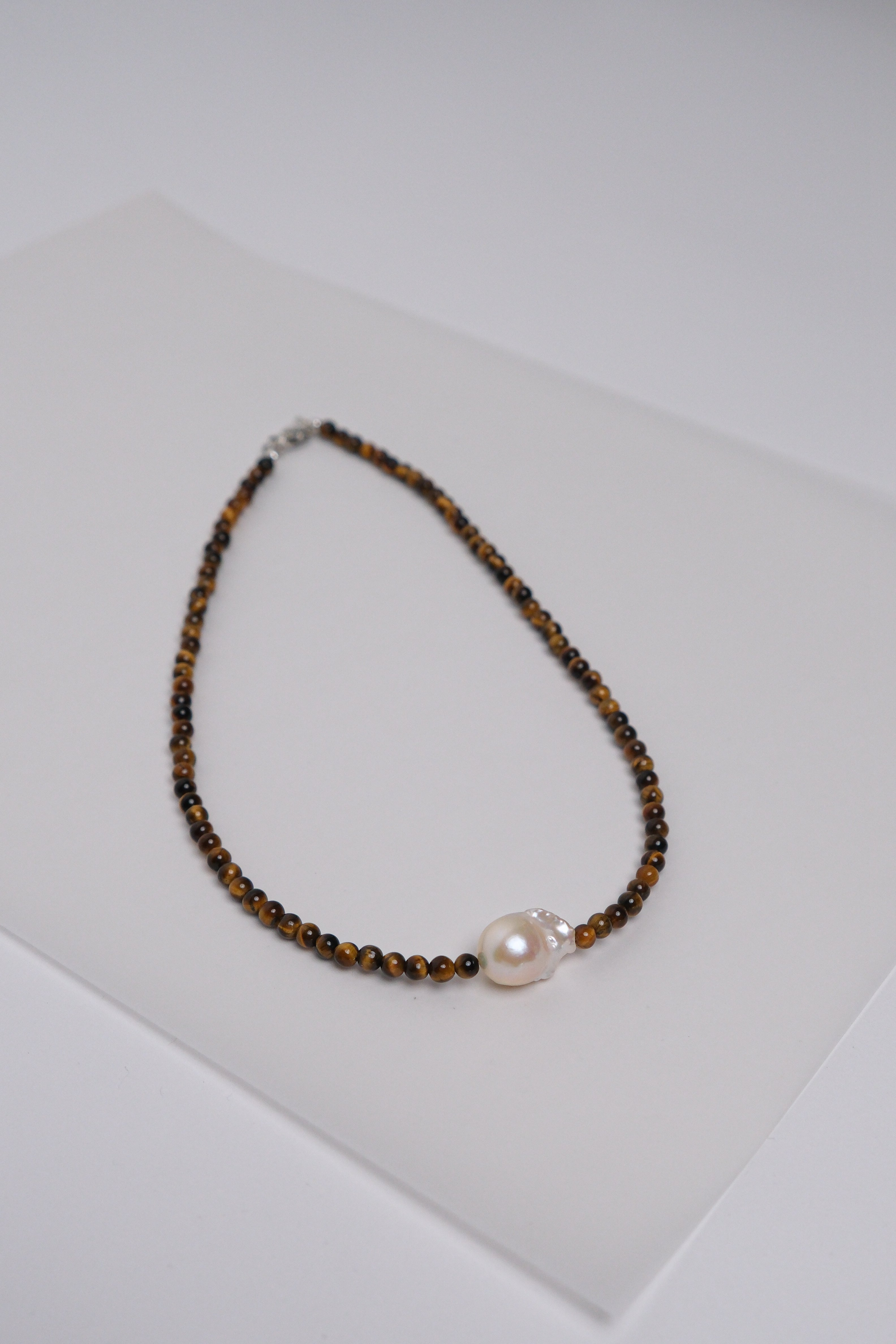 No. 14 Necklace - Tiger Eye