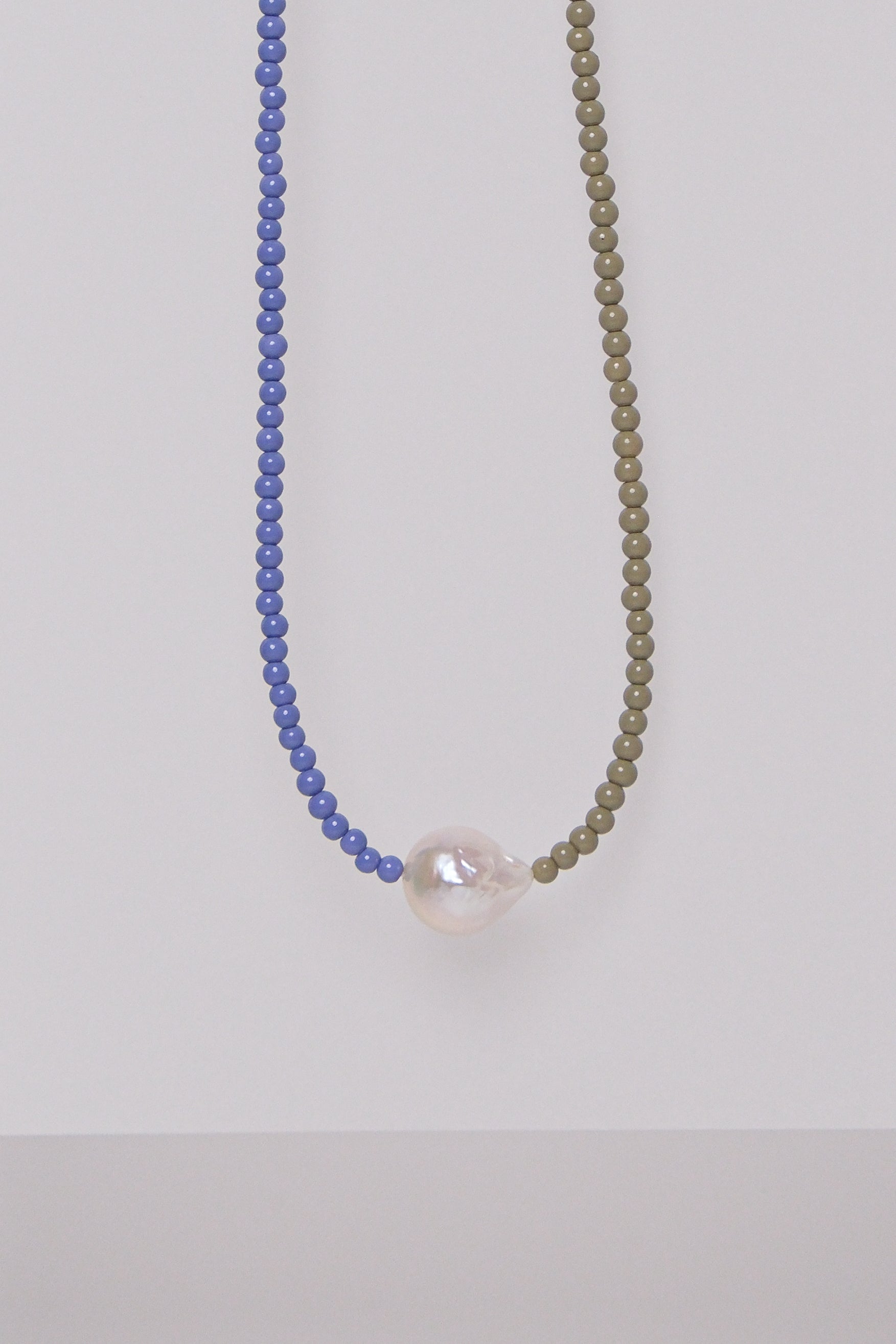 No. 14 Necklace - Lavender/Sage