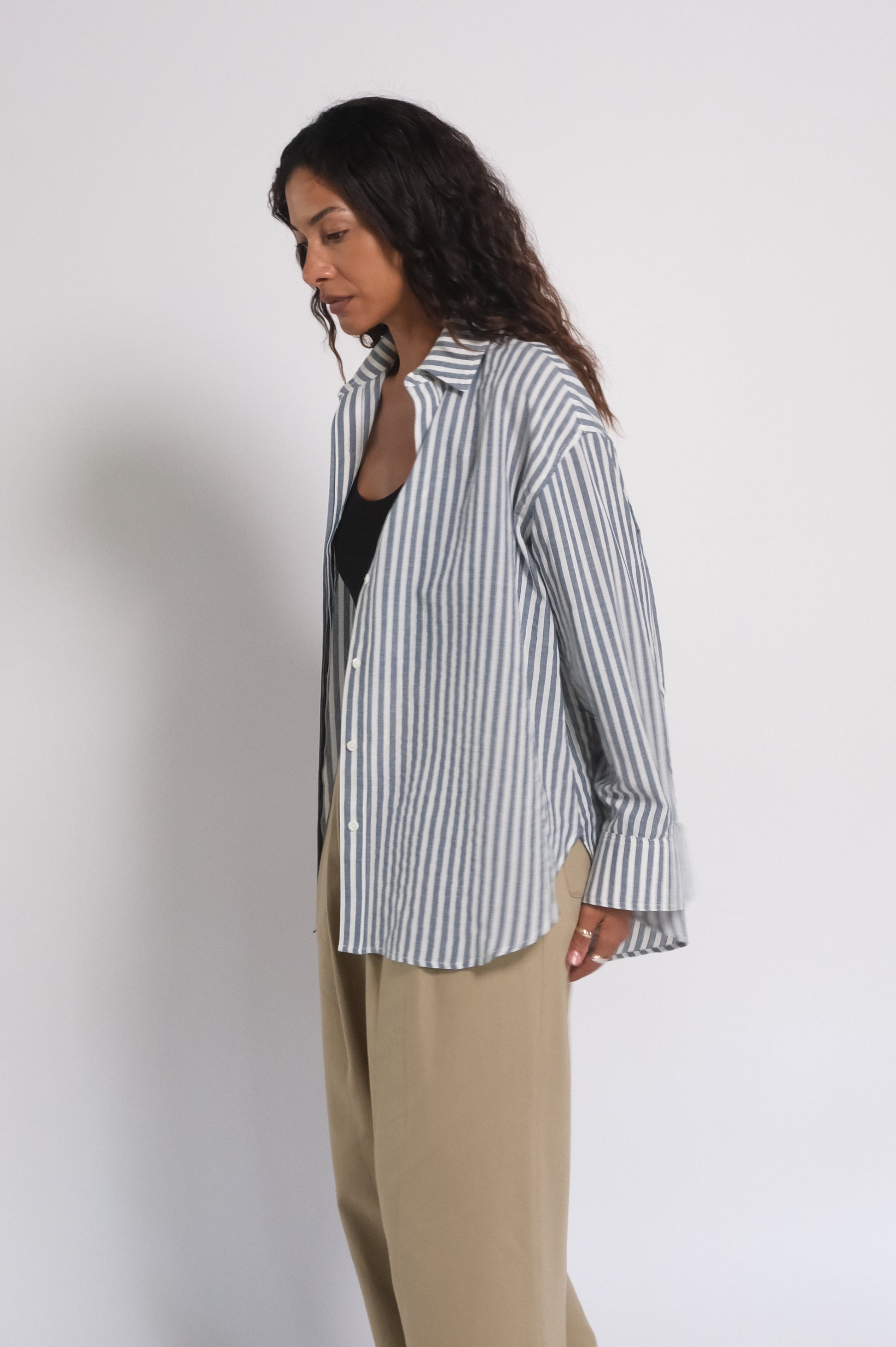 No. 19 Shirt - Denim Stripe