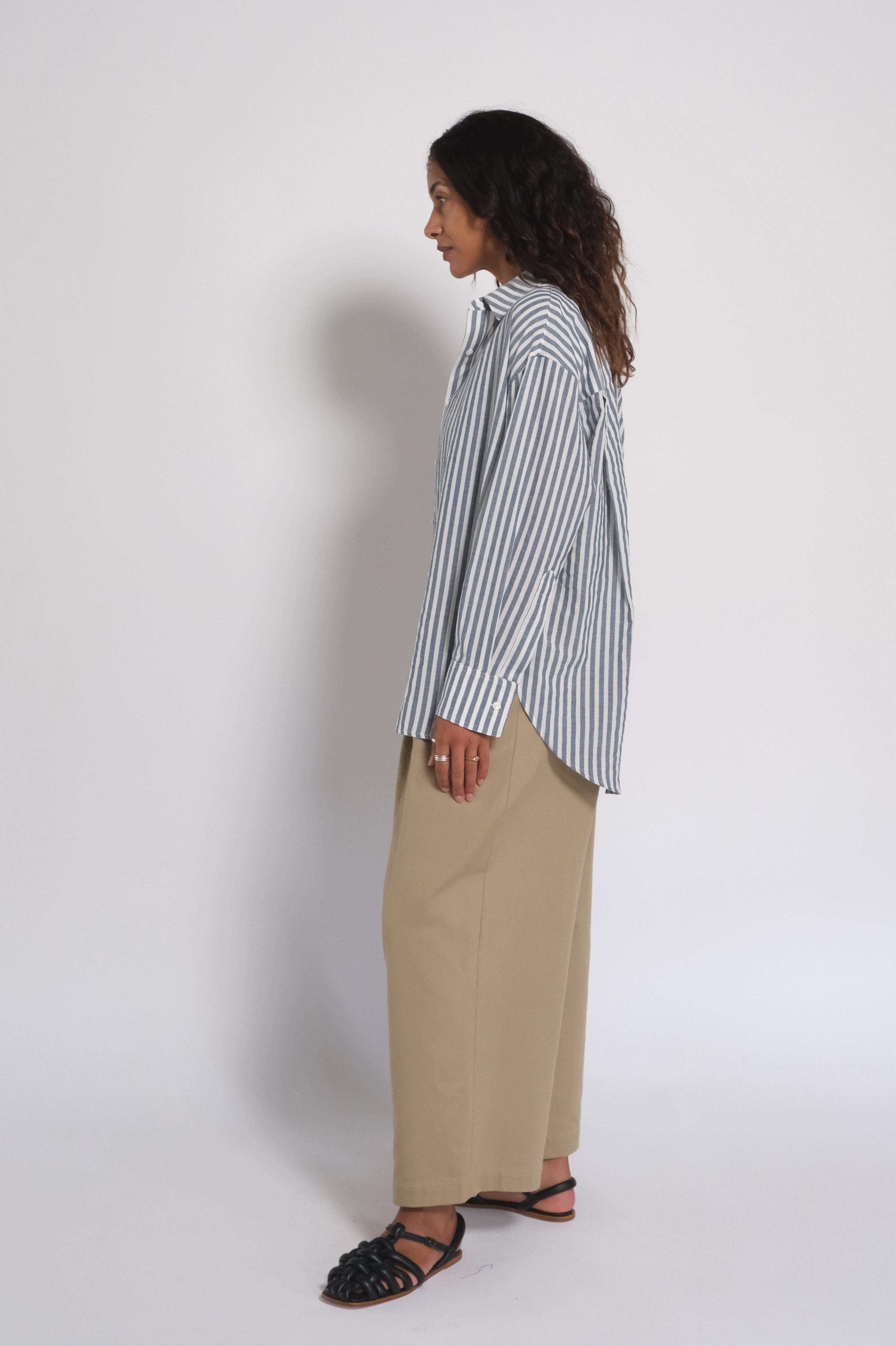 No. 19 Shirt - Denim Stripe