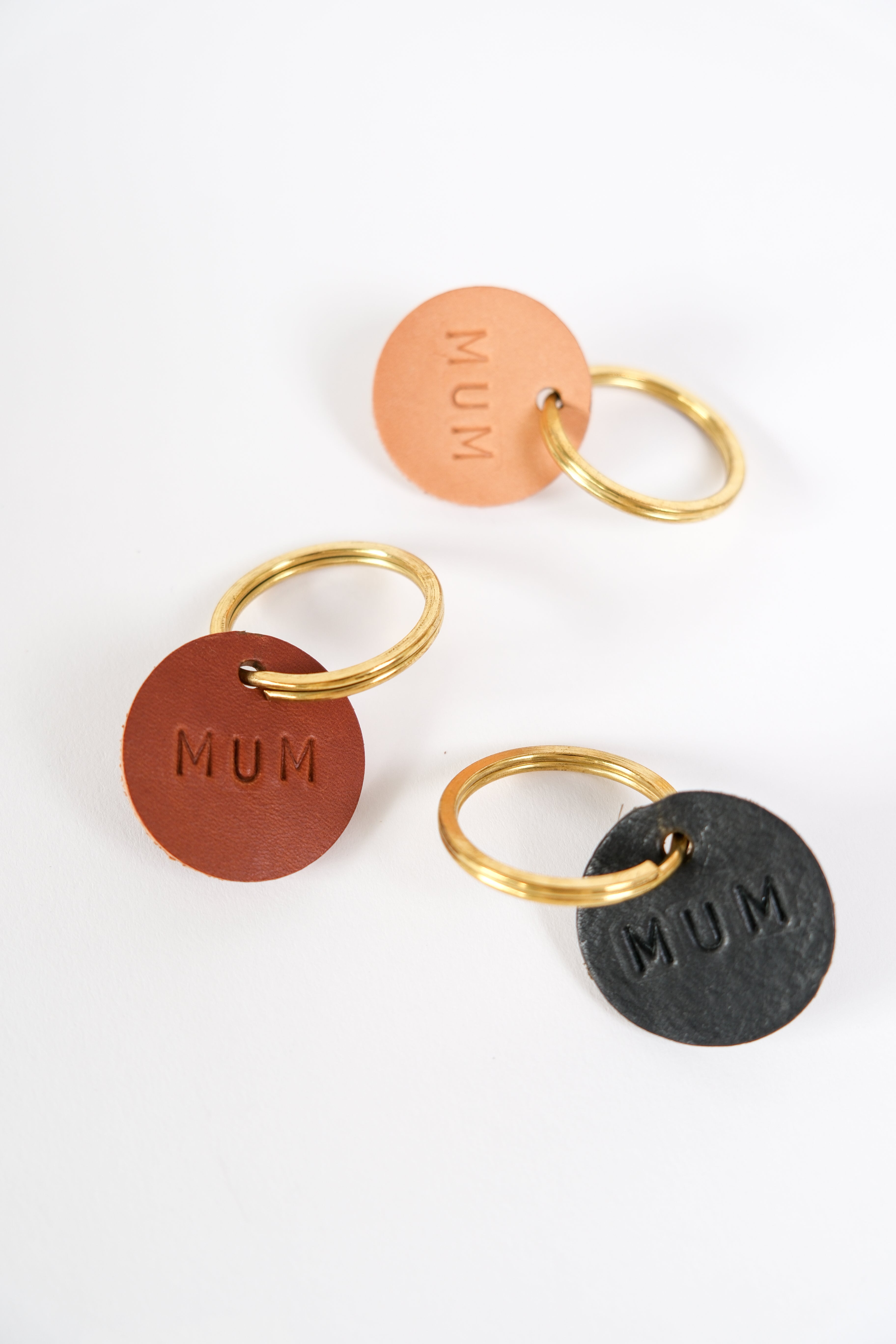 Mum Leather Keyring