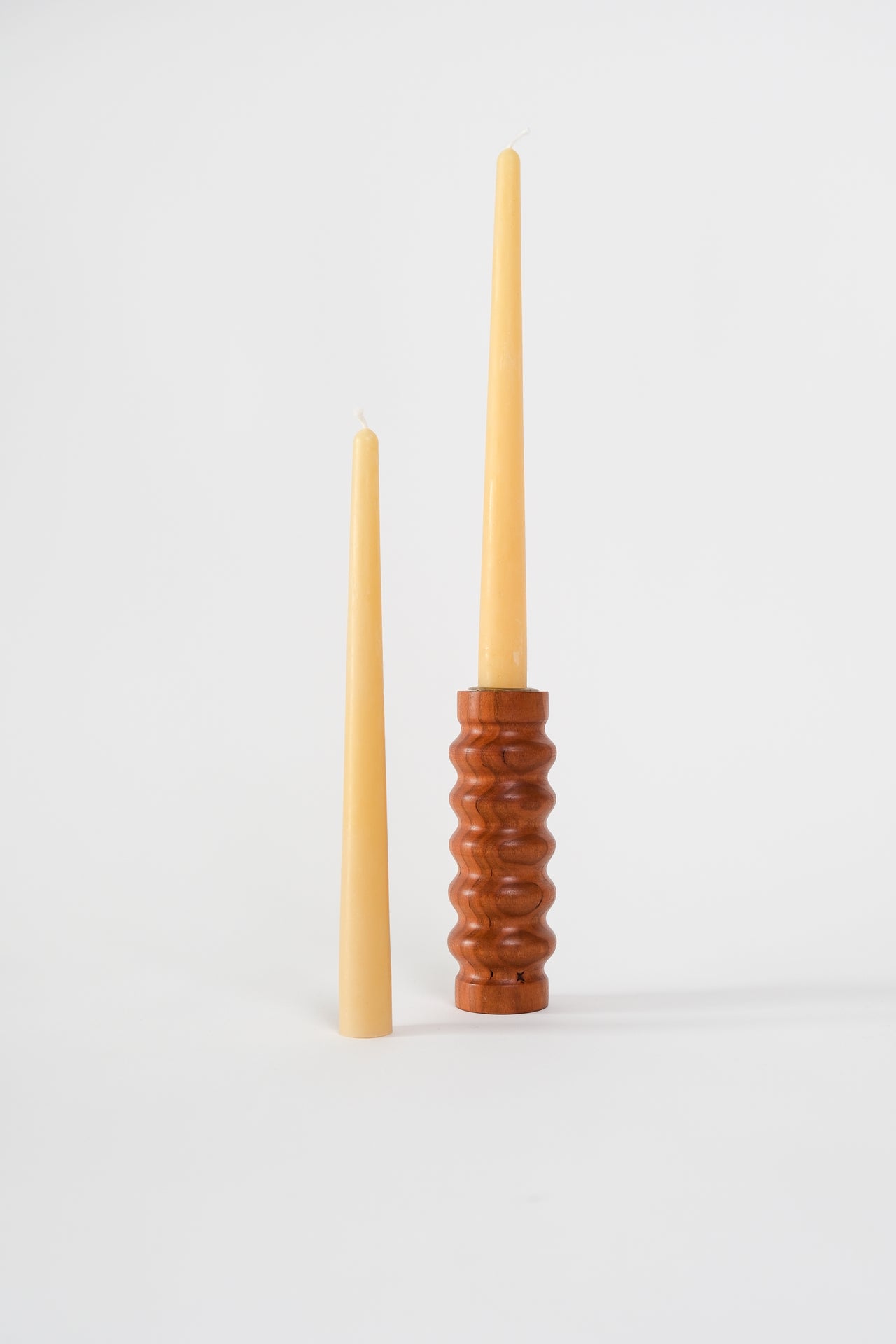 Dinner taper candle - natural