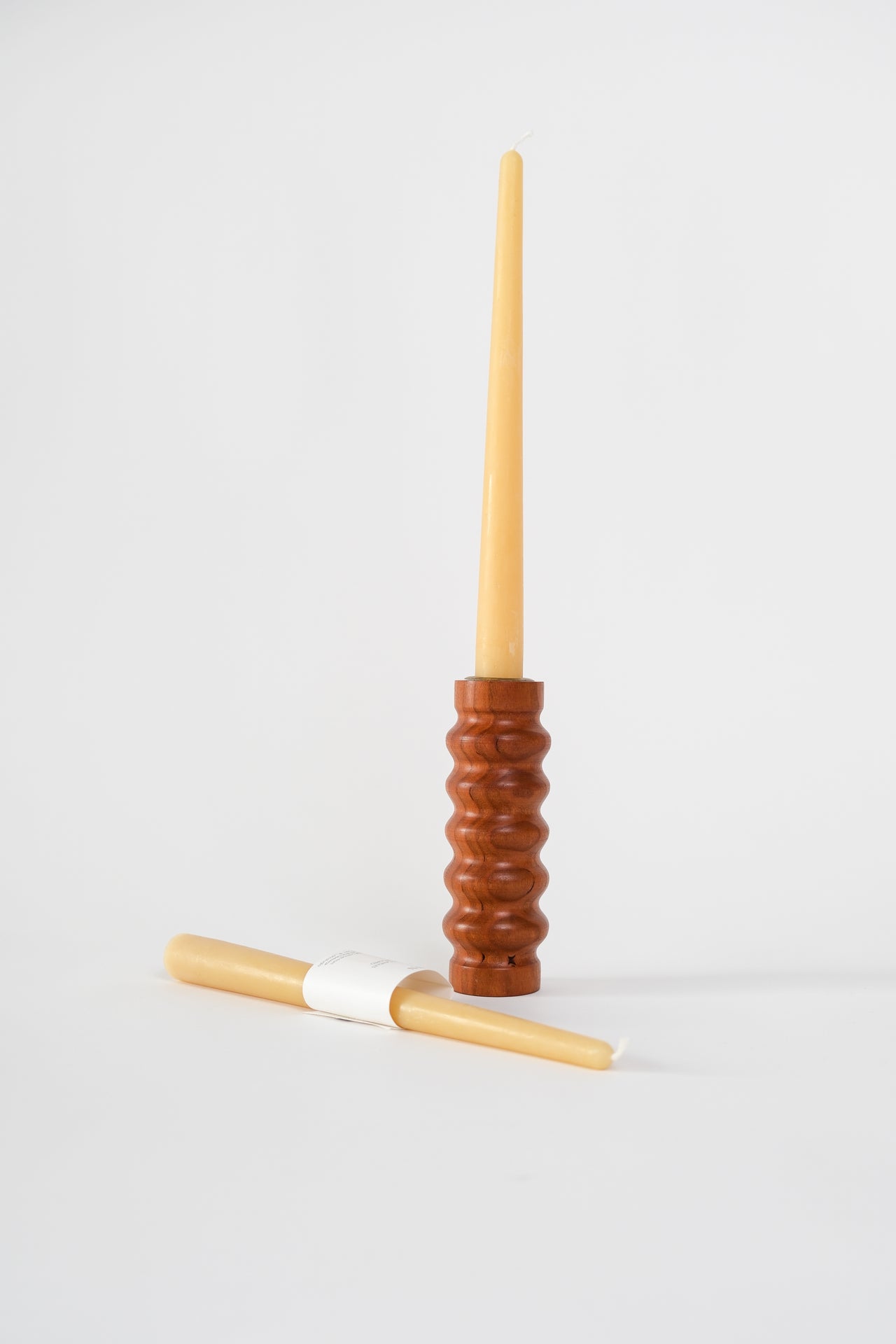 Dinner taper candle - natural