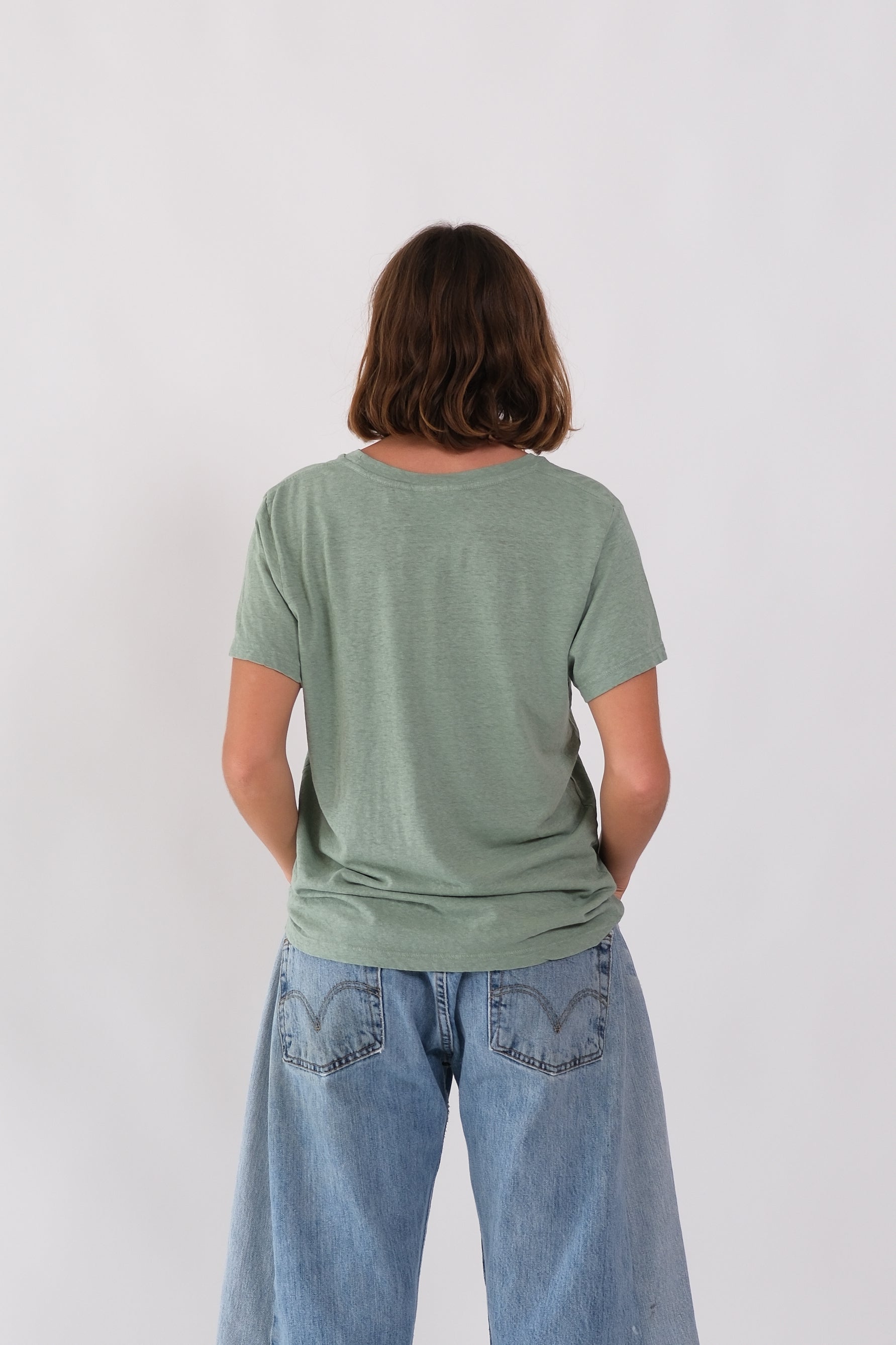 LOREL TEE - Sage Green