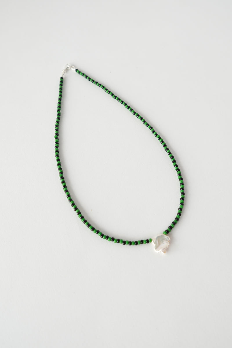 Bea Necklace - Green/Black