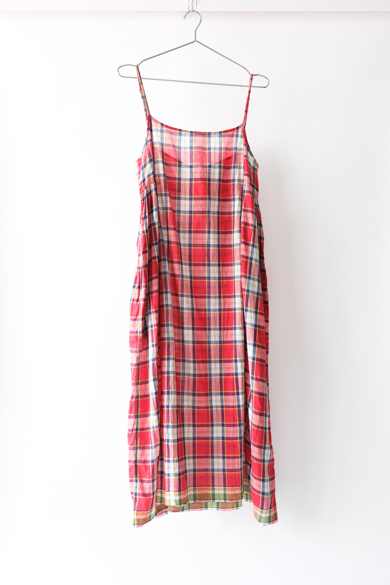 Checkered 2024 slip dress