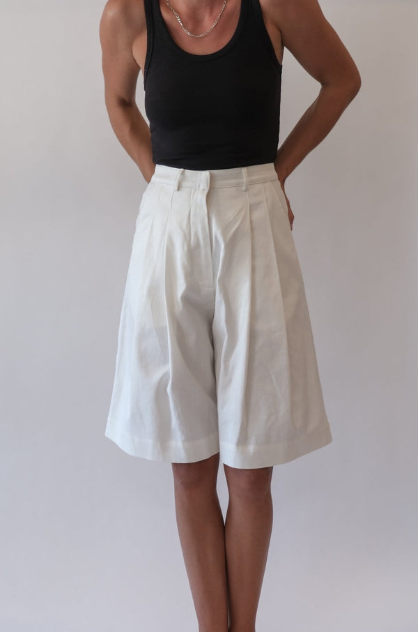 No. 34 Shorts - White