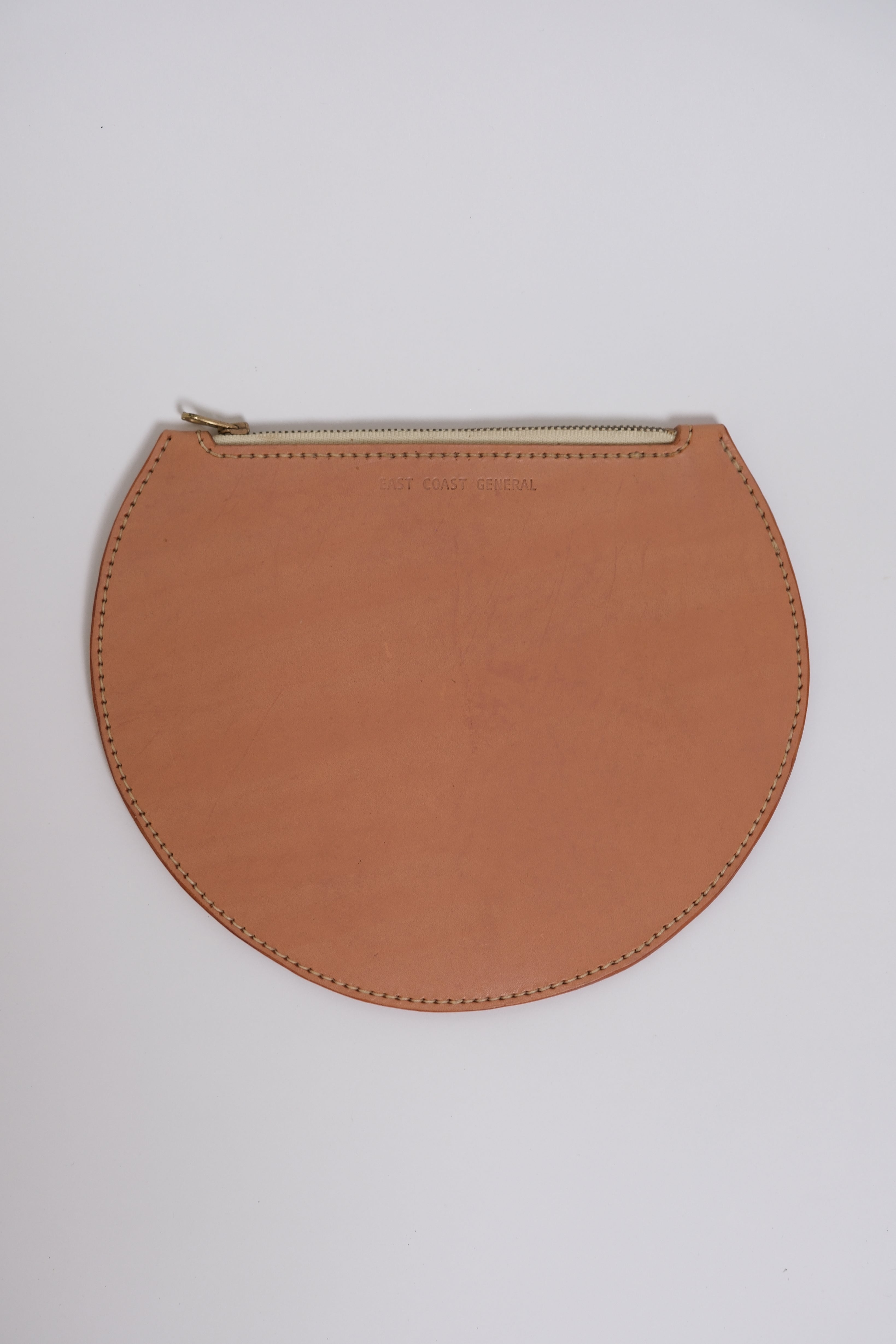 Circle Zip Pouch - Natural (2)