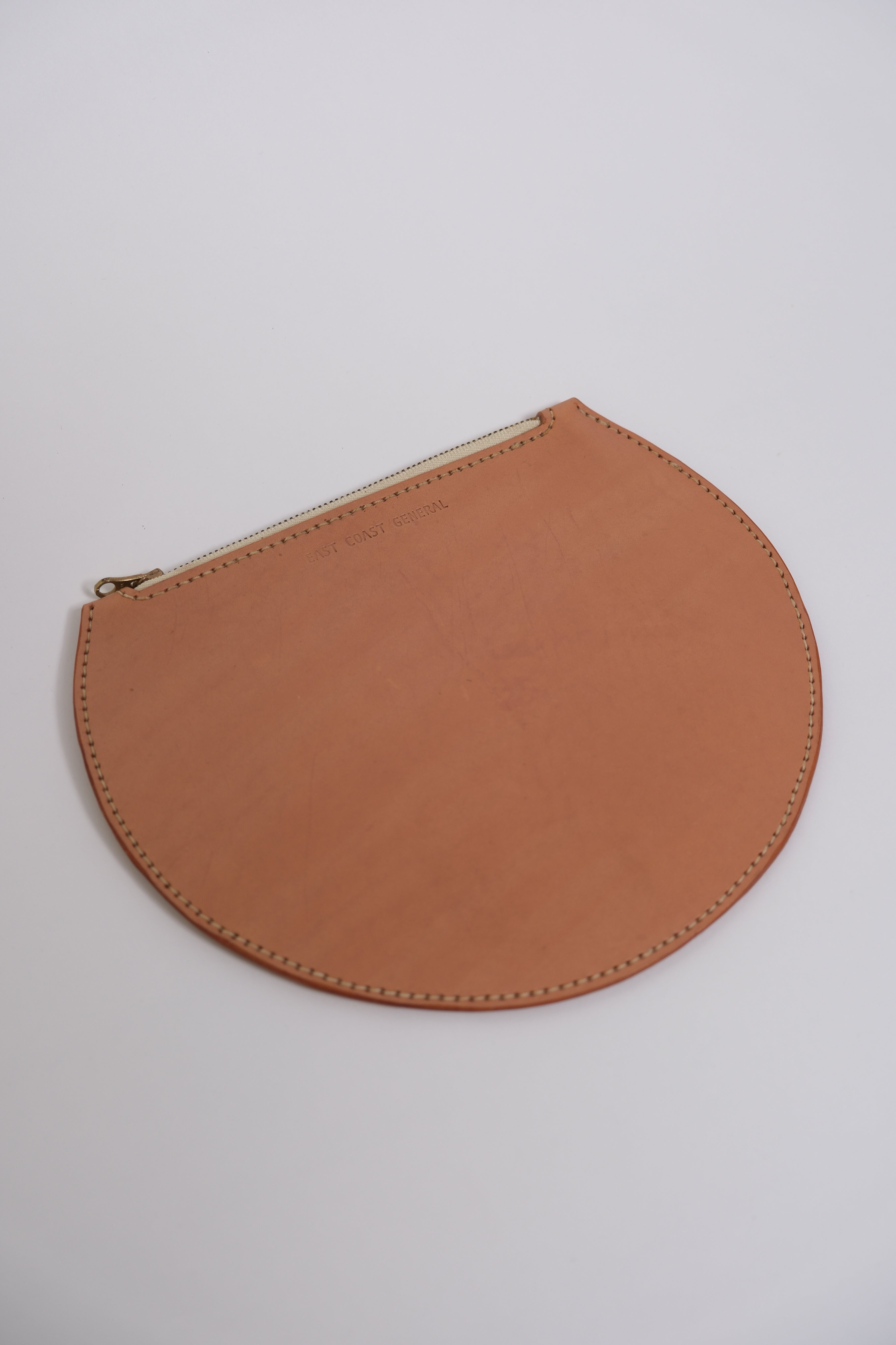 Circle Zip Pouch - Natural (2)