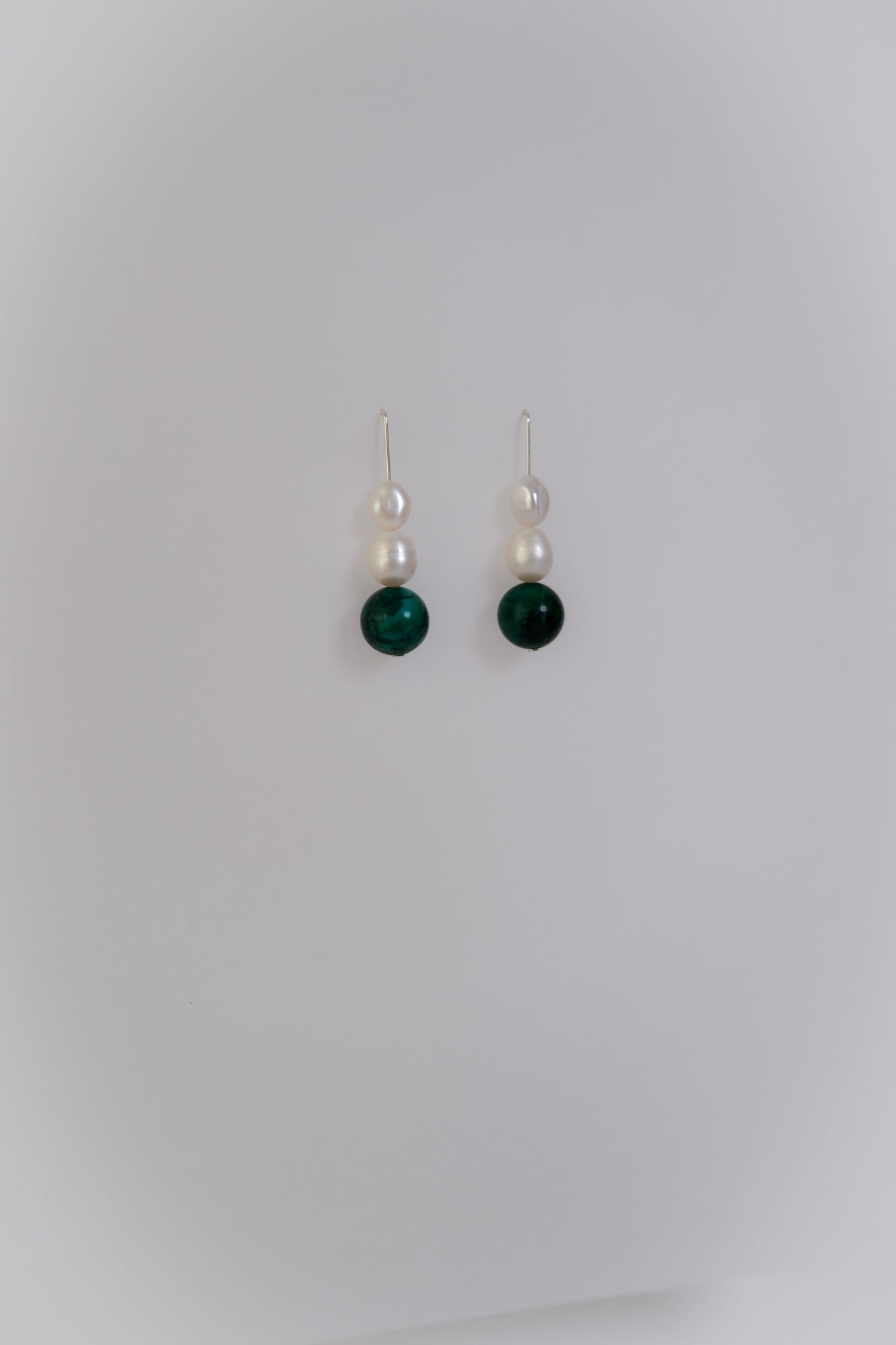 No. 31 Earrings - Green Jasper