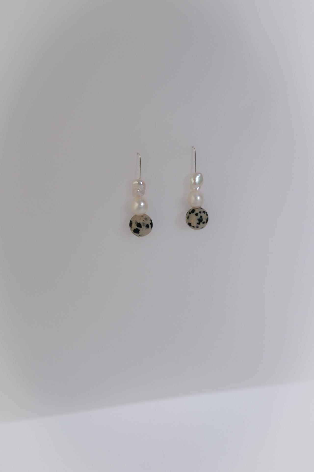 031 Earrings - Dalmatian Jasper