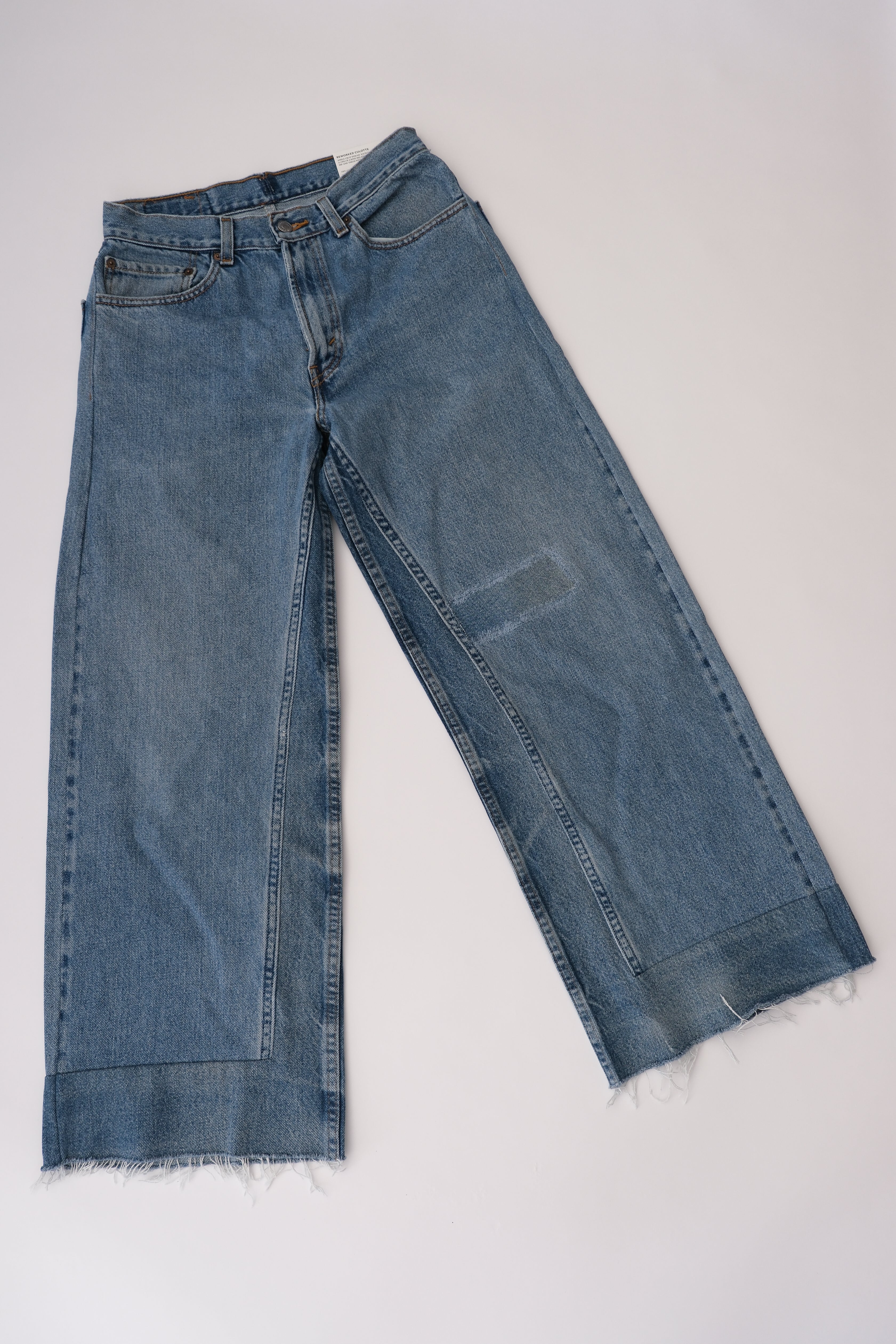 REWORKED CULOTTE VINTAGE INDIGO 27