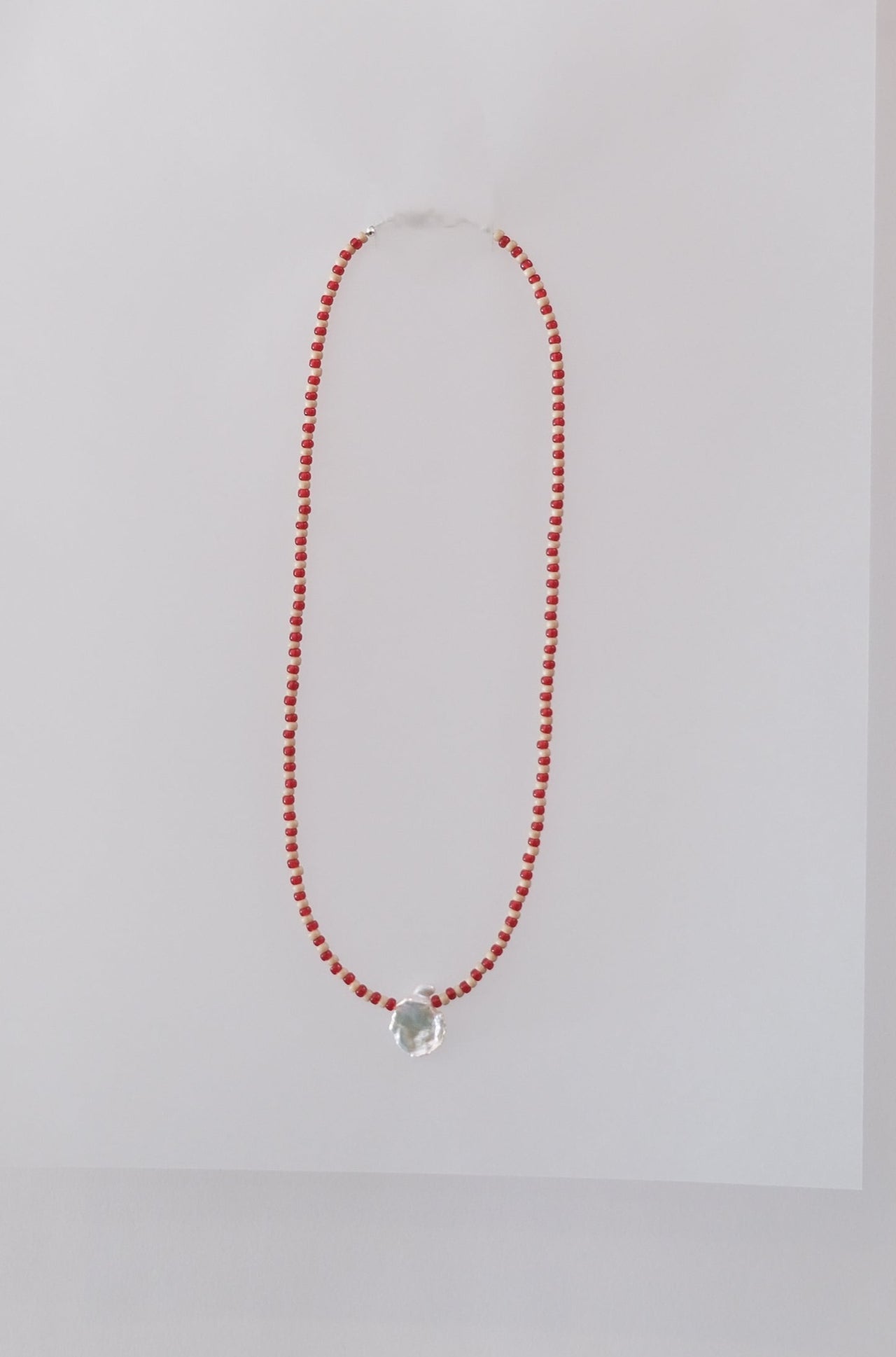 No.11 Necklace - Cherry/Sand