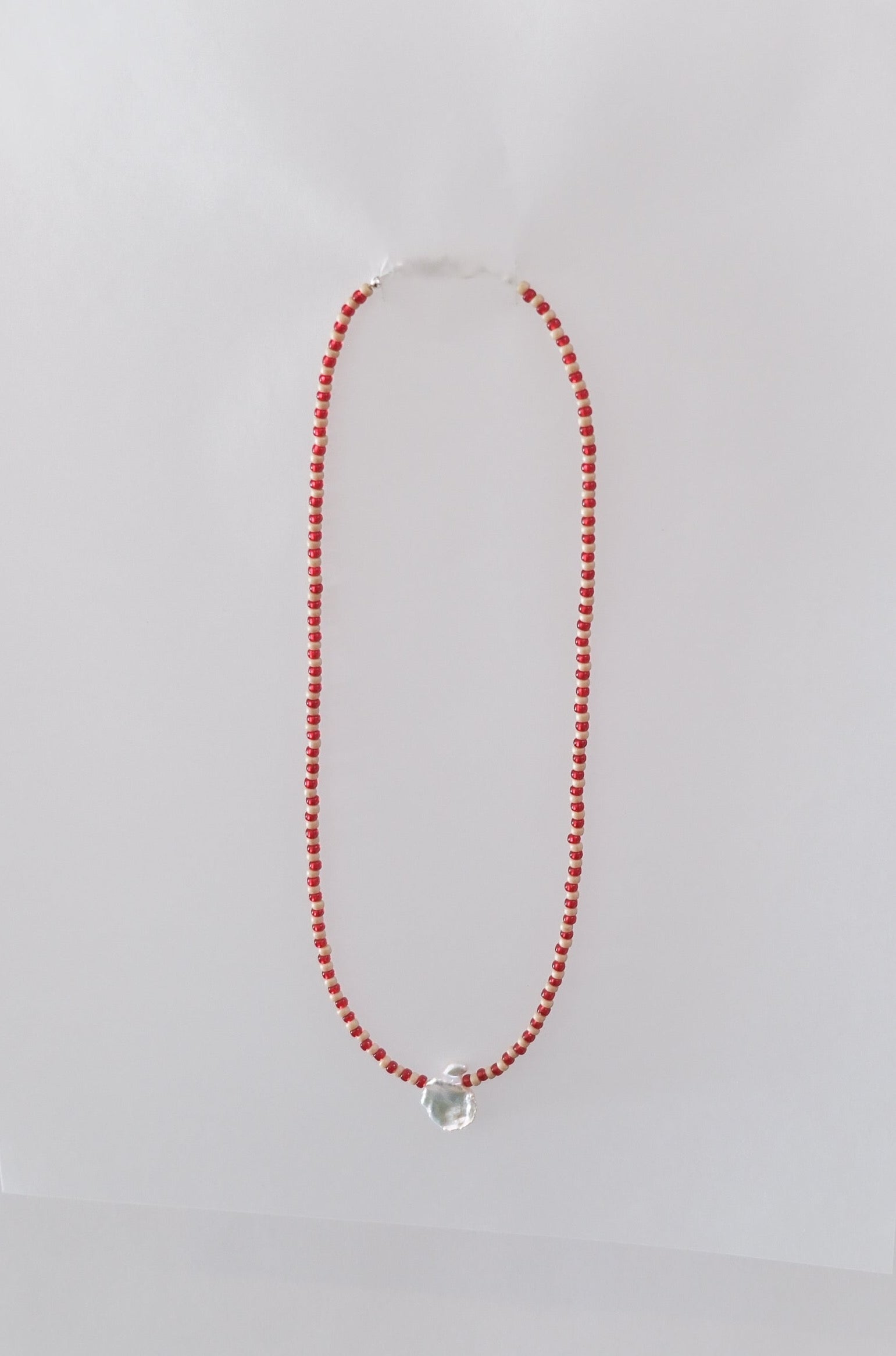 No.11 Necklace - Cherry/Sand