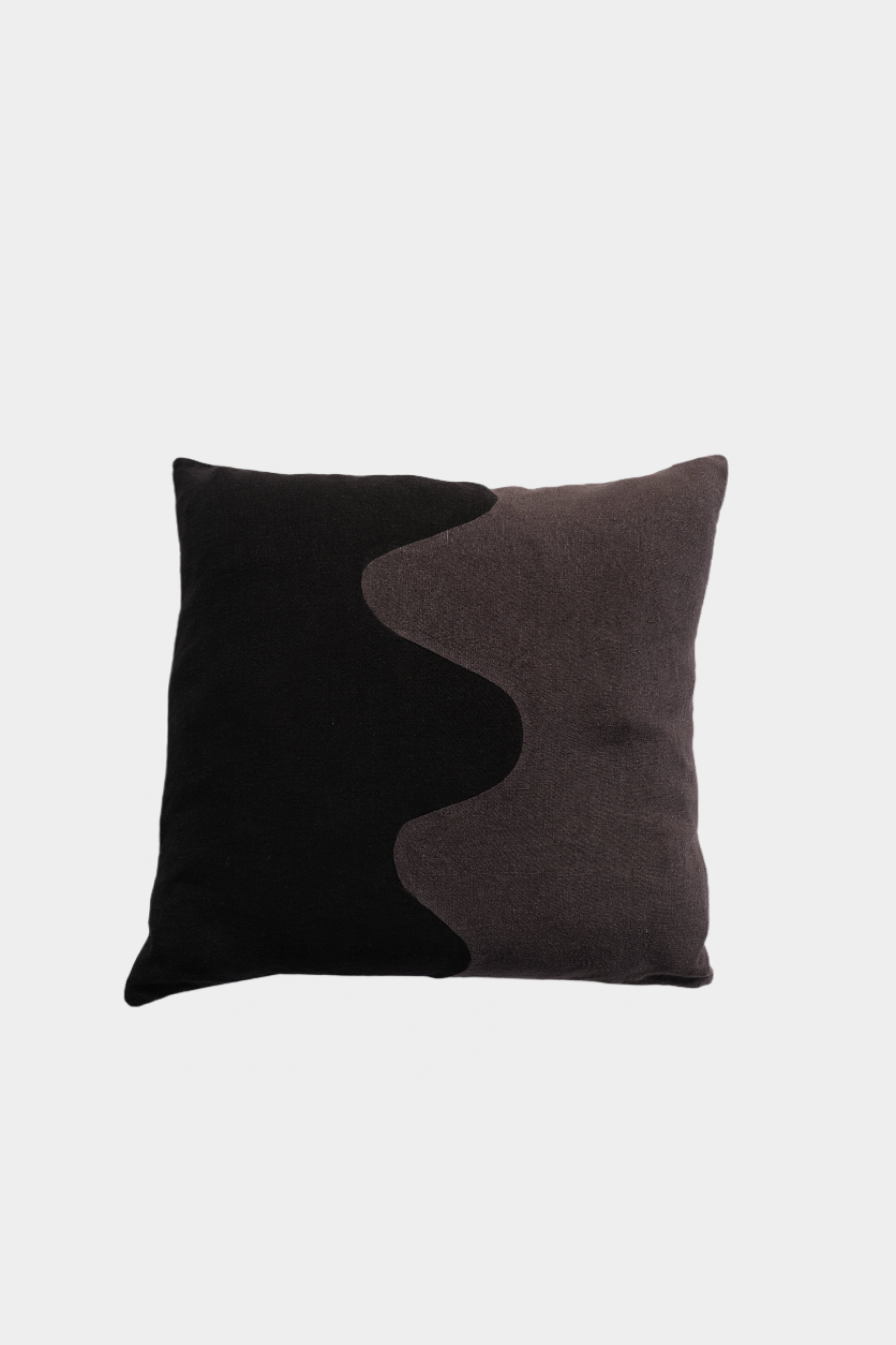 wave cushion Black/grey