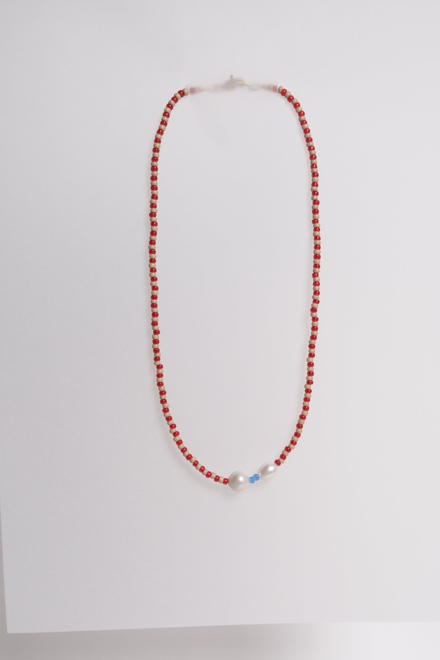 No. 12 Necklace - Cherry/Sand