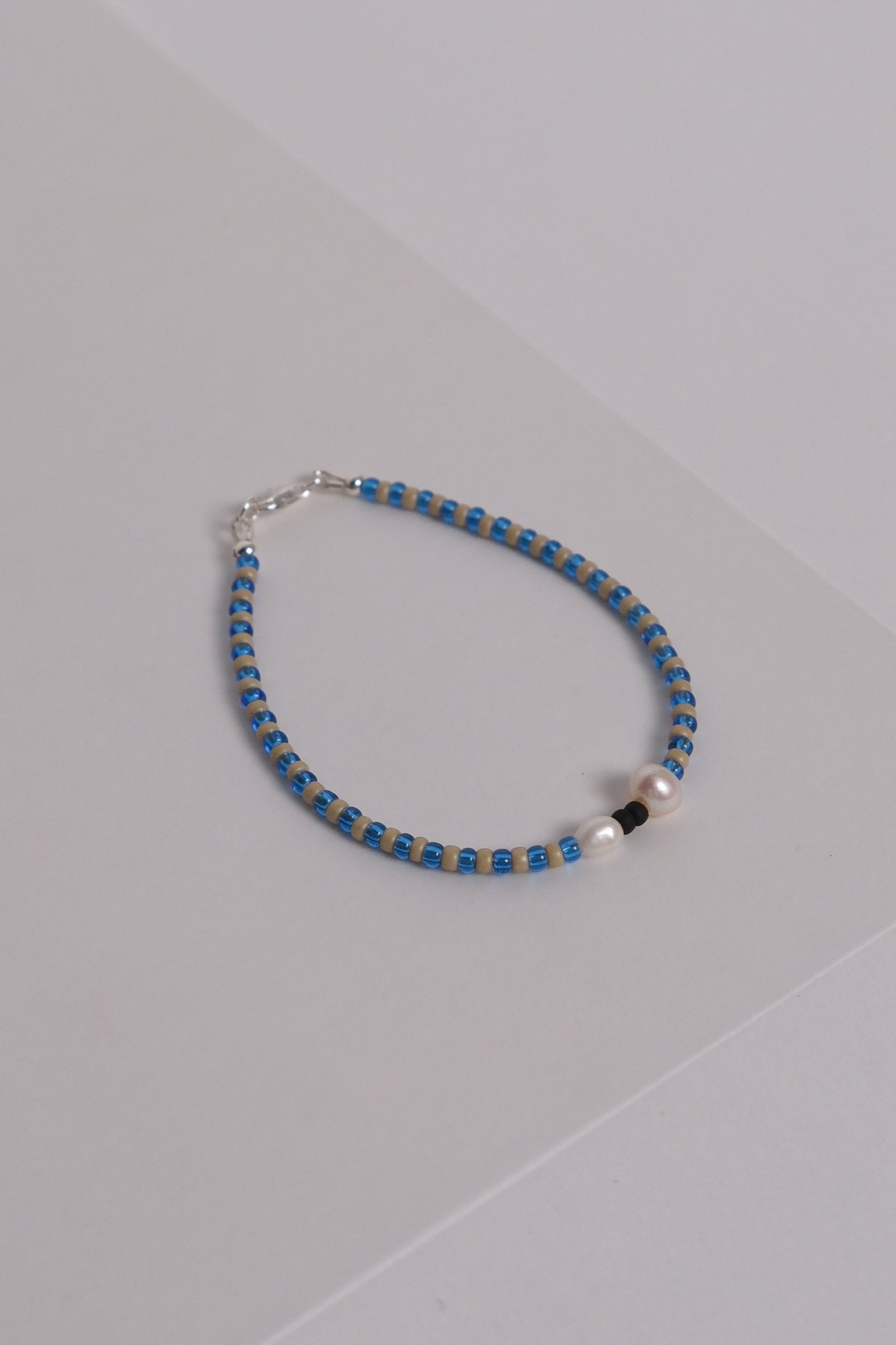 No. 12 Bracelet - Blue/sand