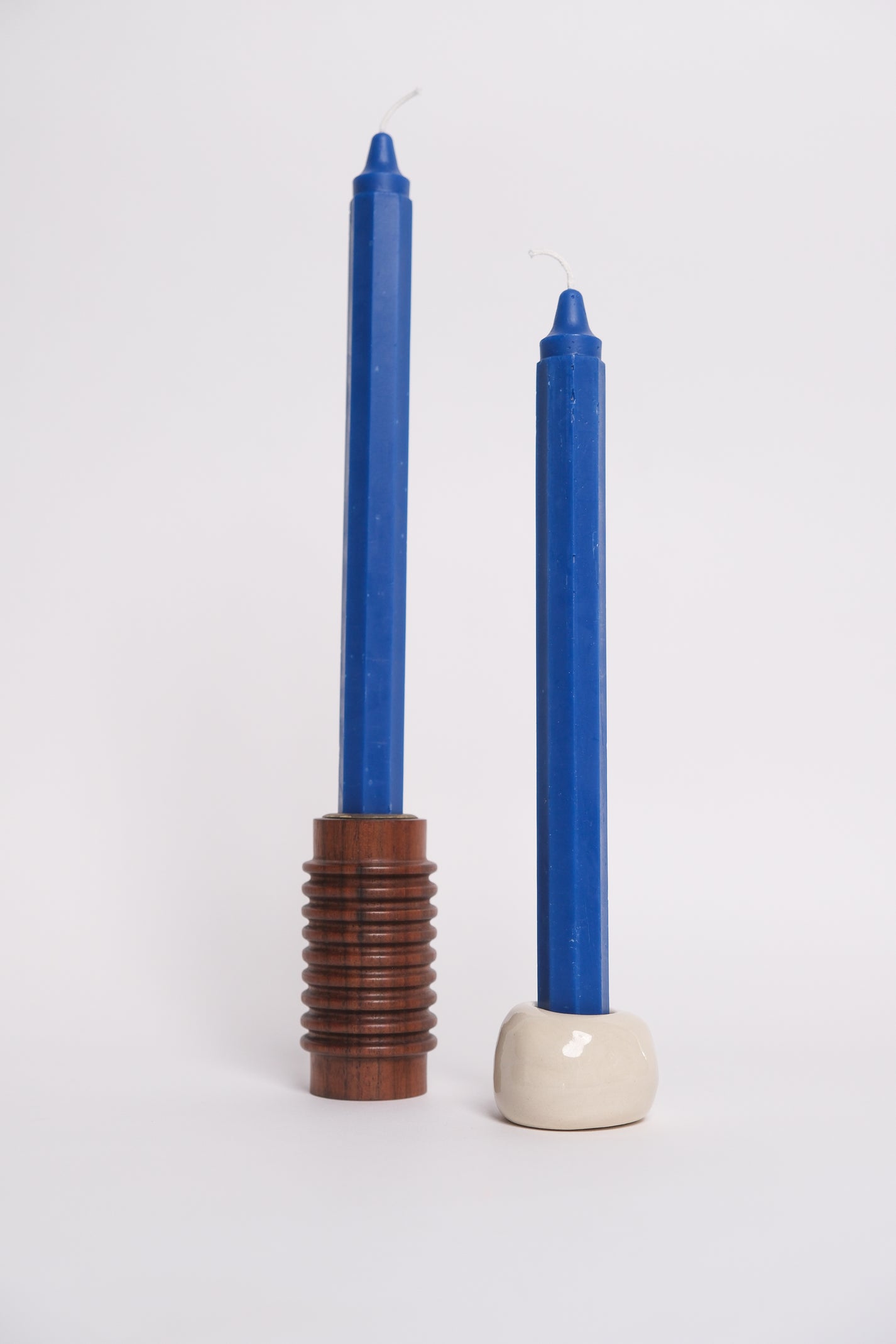 Octagon Candle - Cobalt