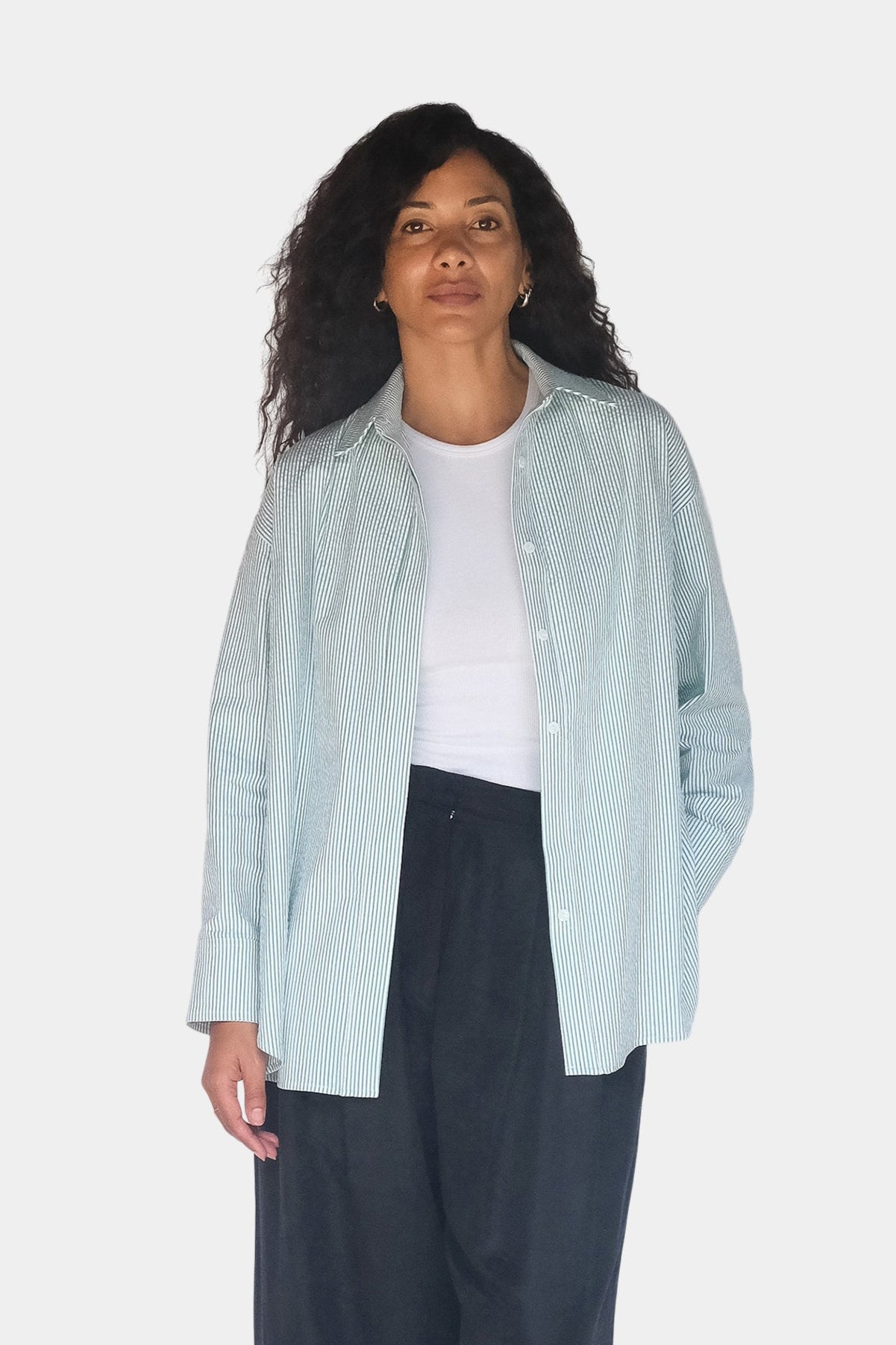 No. 19 Shirt - Green stripe