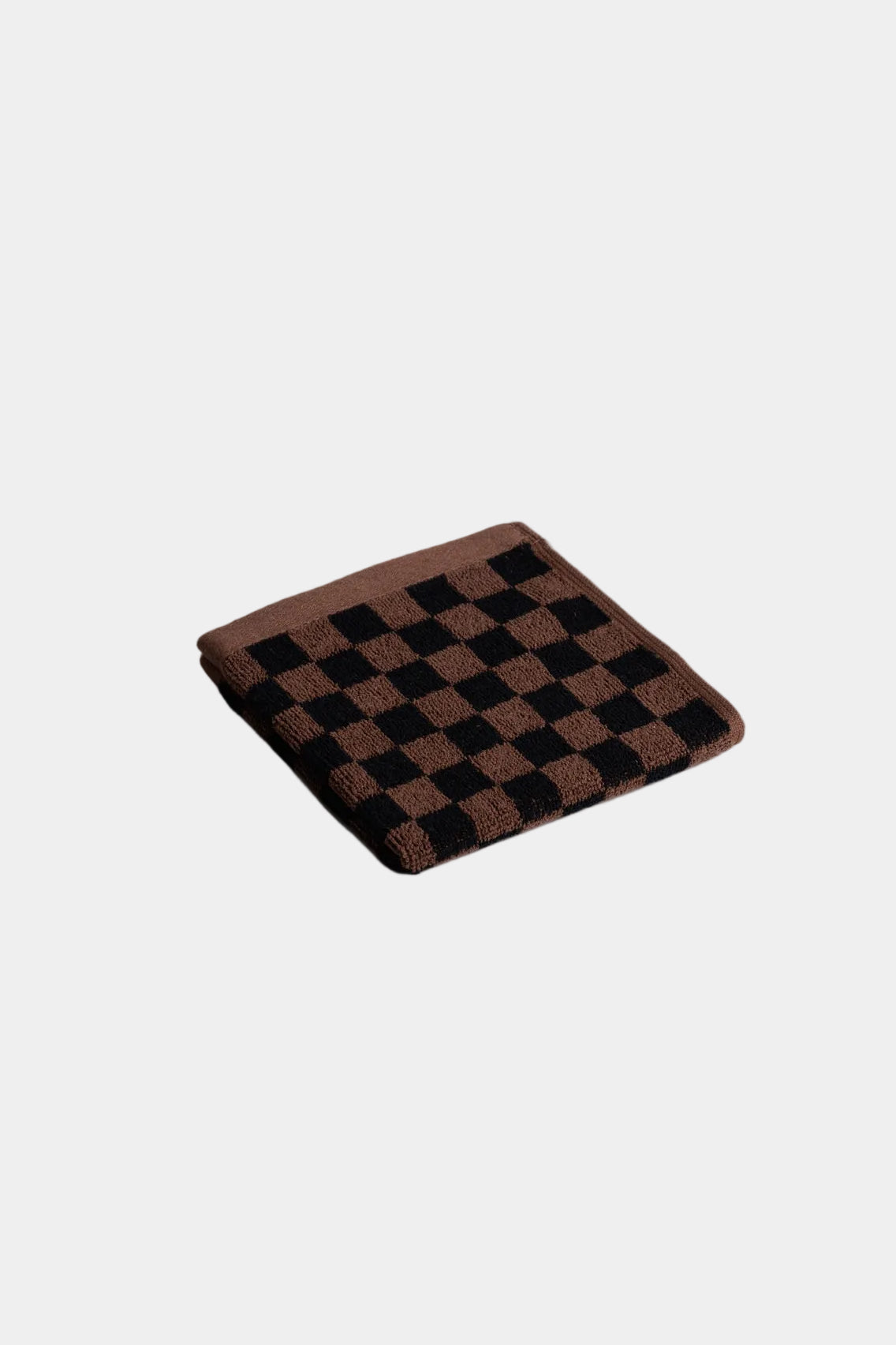 QUILL FACE CLOTH - Tabac & Noir