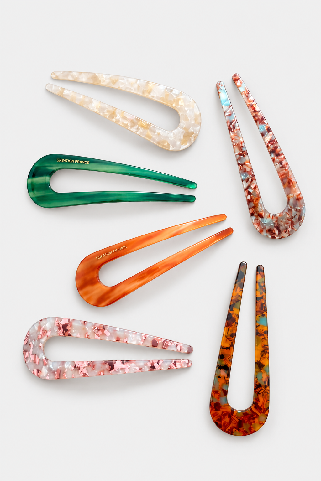 Assorted colours of French hair pins - East coast General
