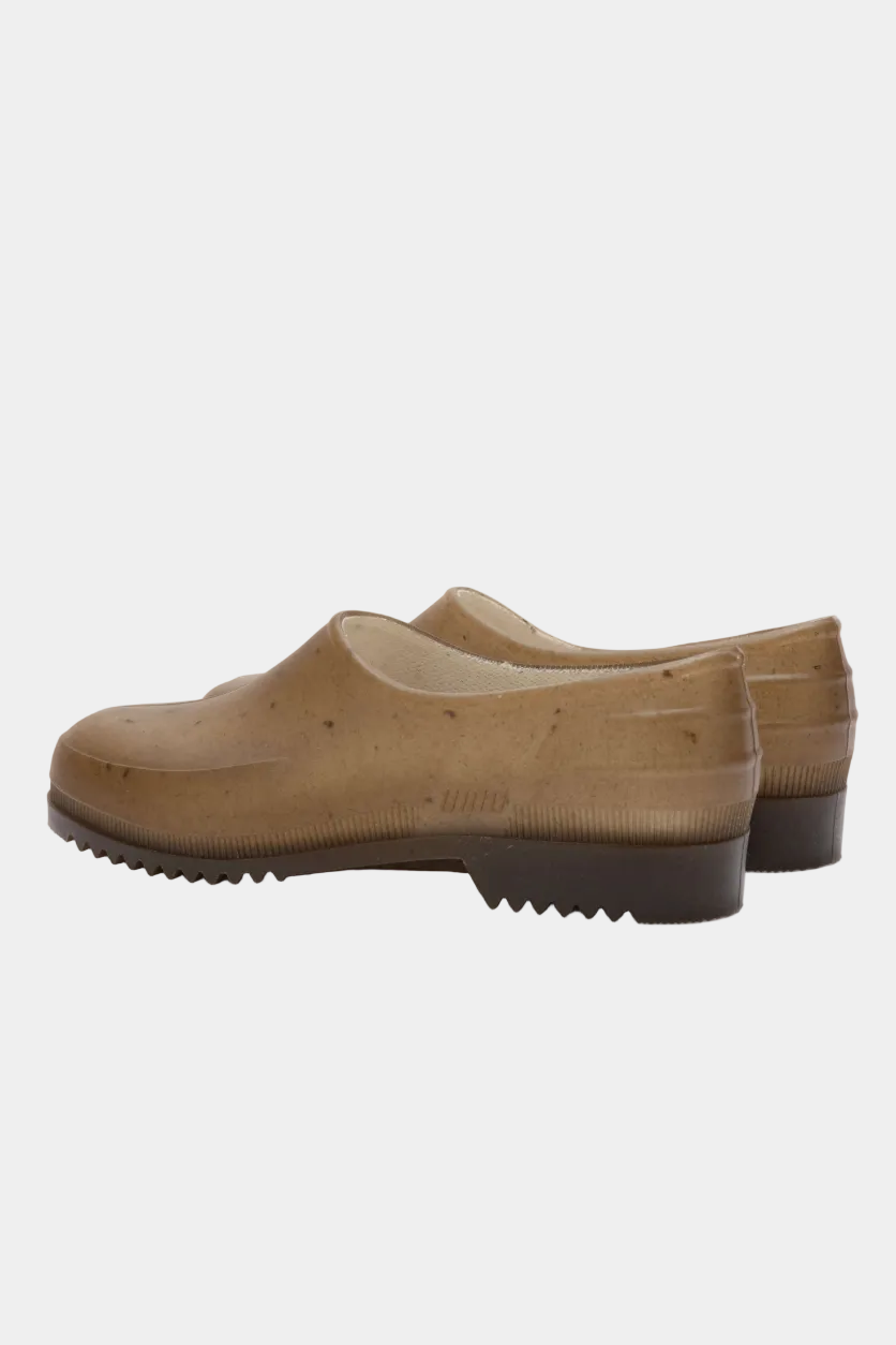 Plasticana Gardana Clog in hemp waterproof shoe side profile - East Coast General