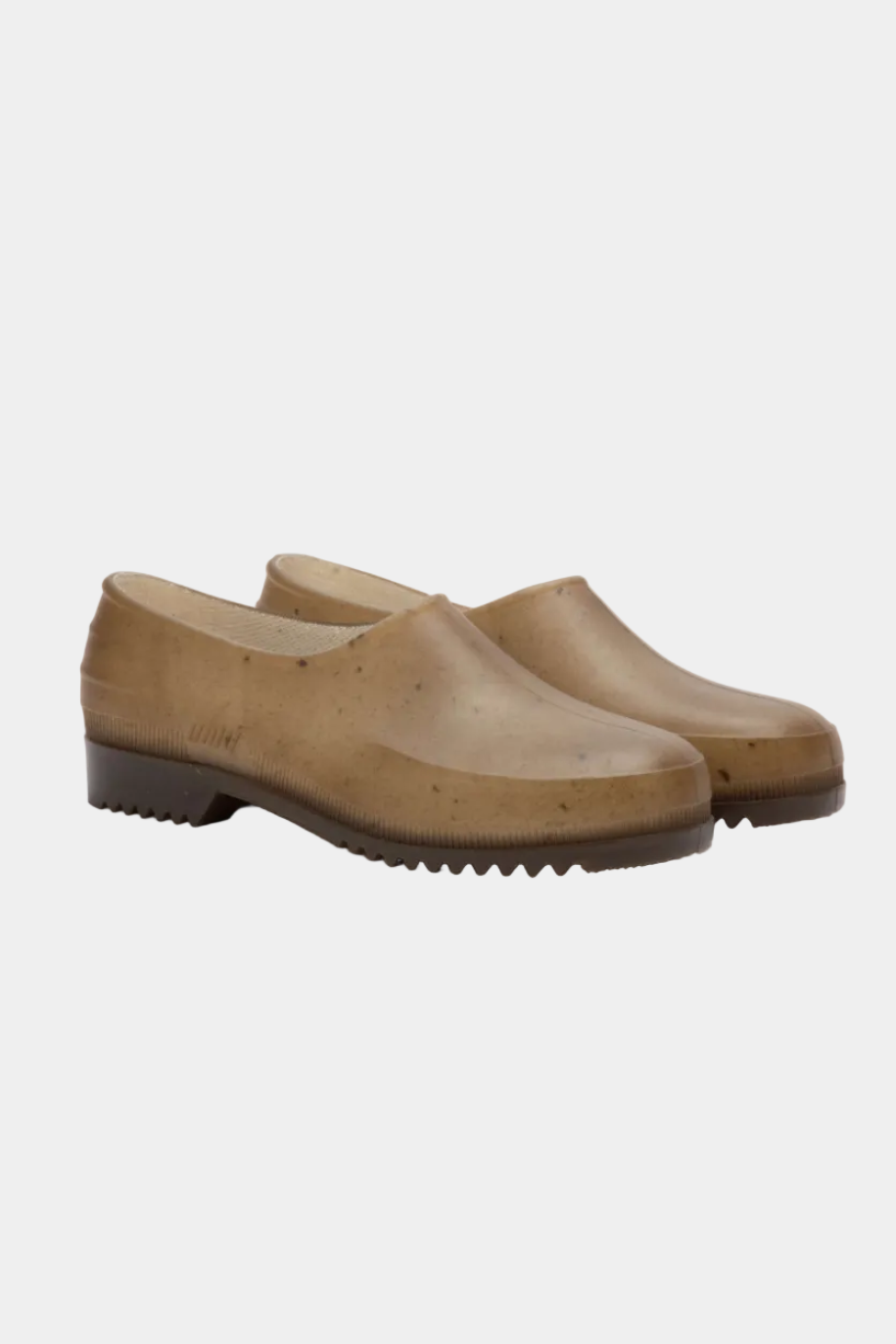 Plasticana Gardana Clog in hemp waterproof shoe side profile - East Coast General