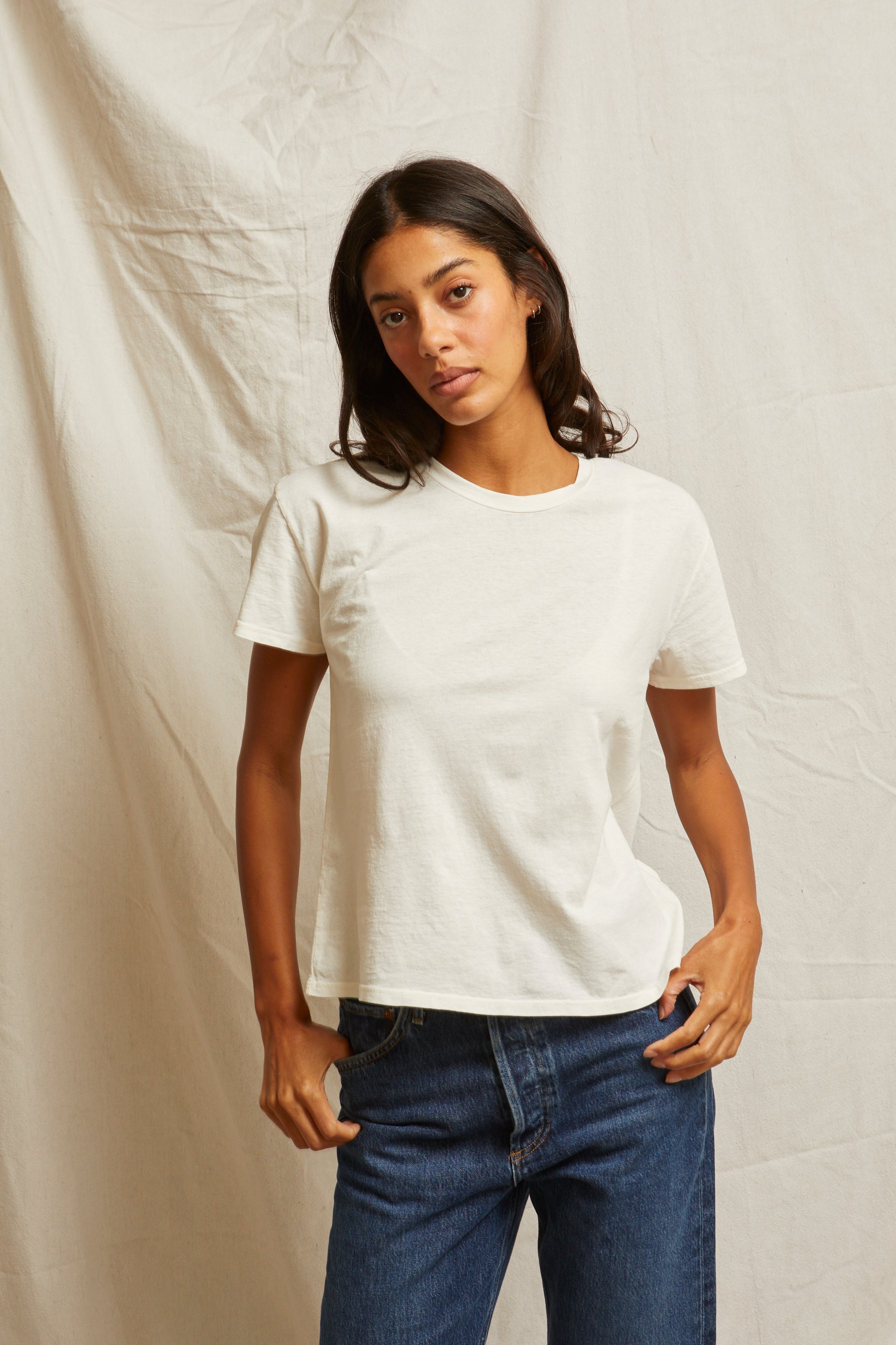 Harley Tee - Bright Ivory