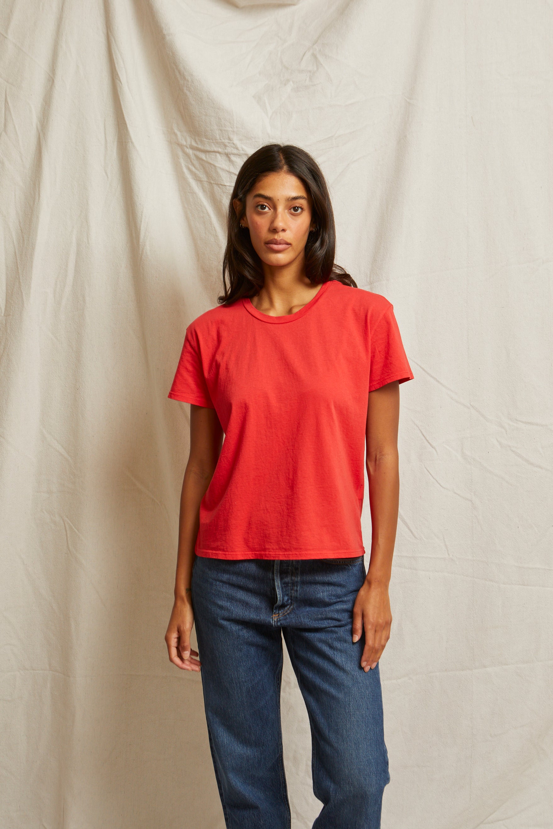 Harley Tee - Poppy Red