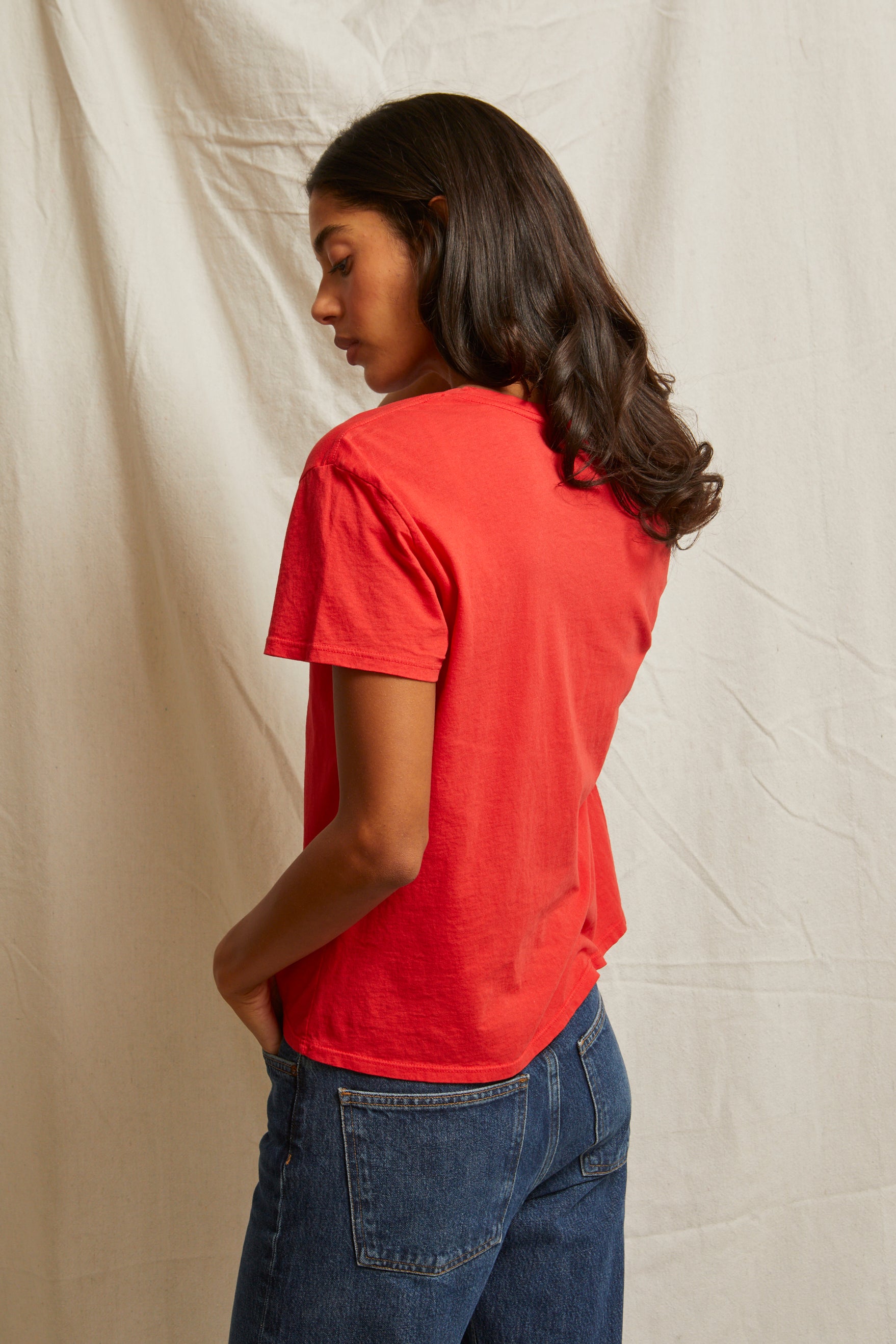 Harley Tee - Poppy Red