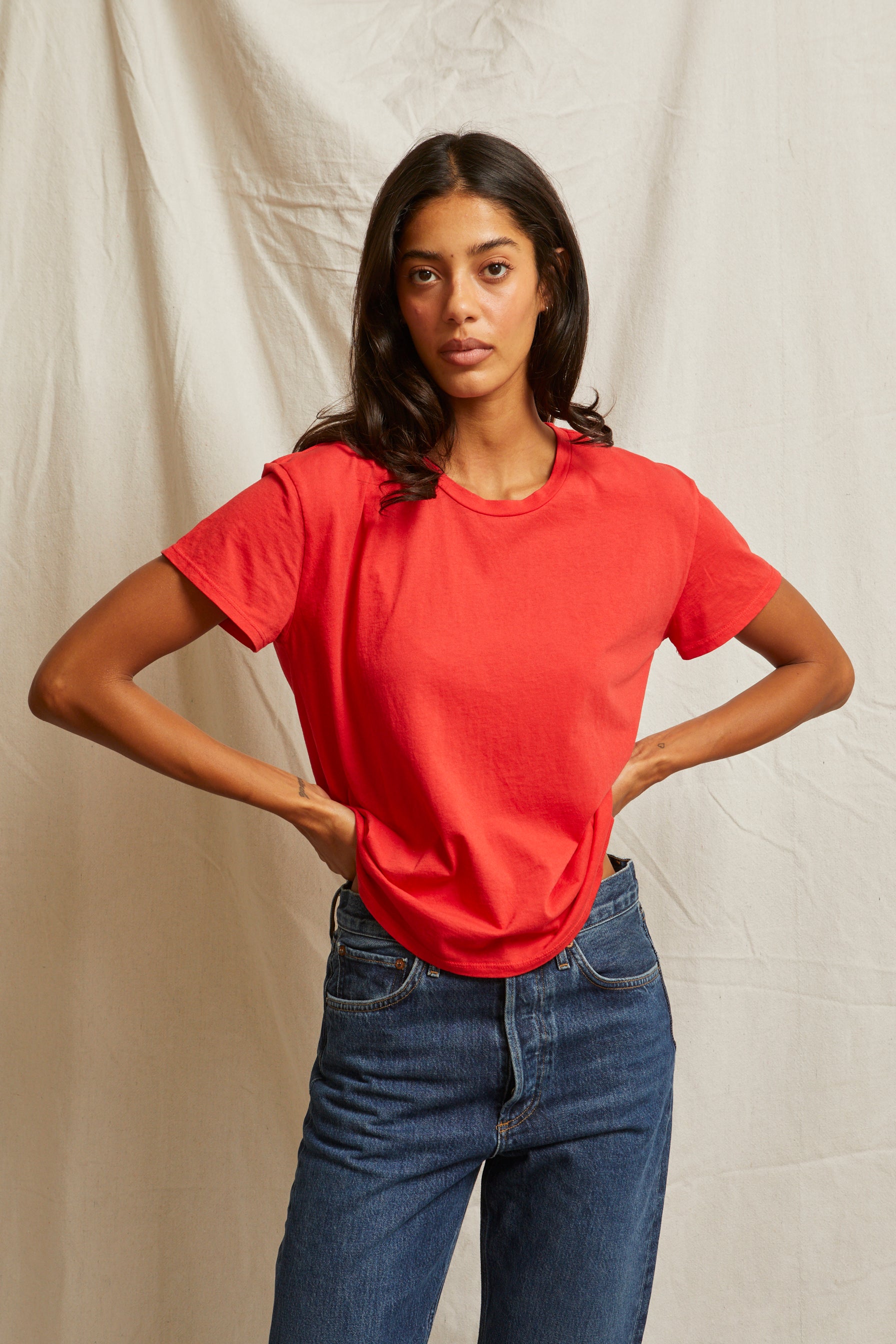 Harley Tee - Poppy Red