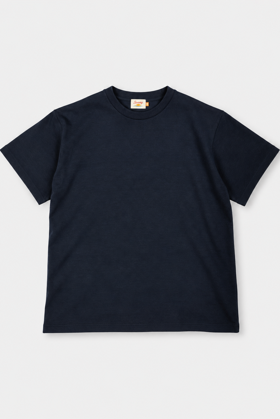 flat lay of Sunray sportswear haiku tshirt in dark navy