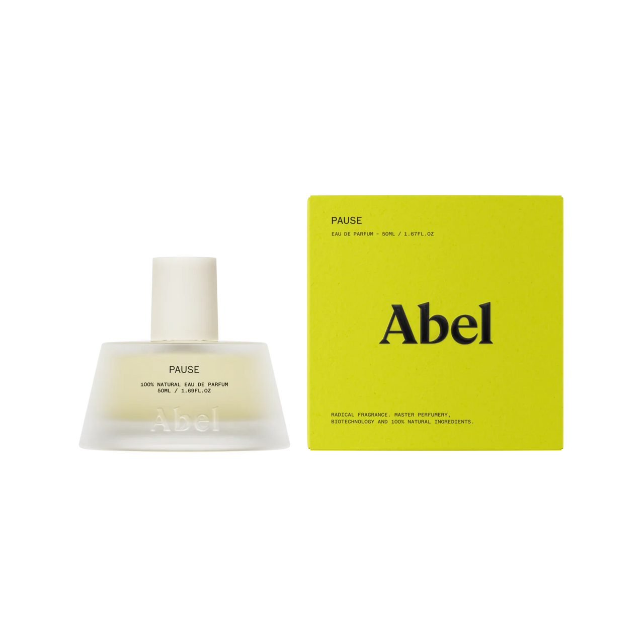 Spray bottle labeled 'Abel' on a white background