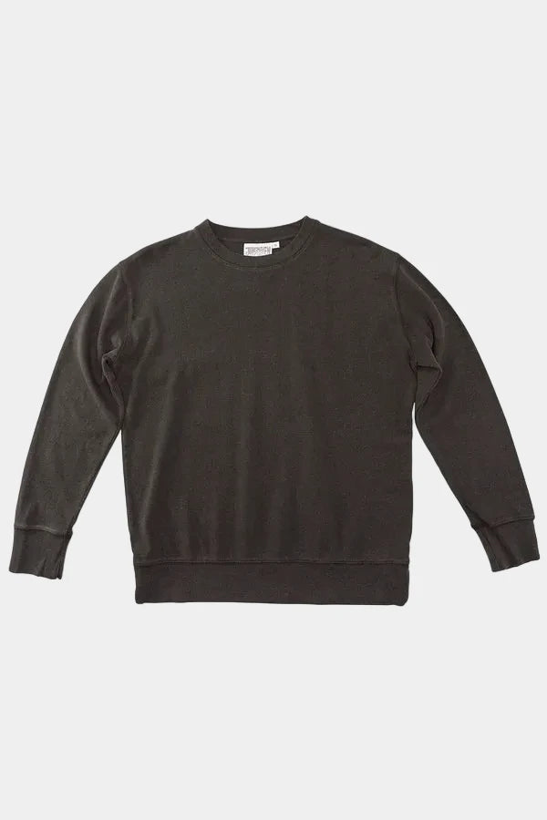 Dark brown sweatshirt on a white background