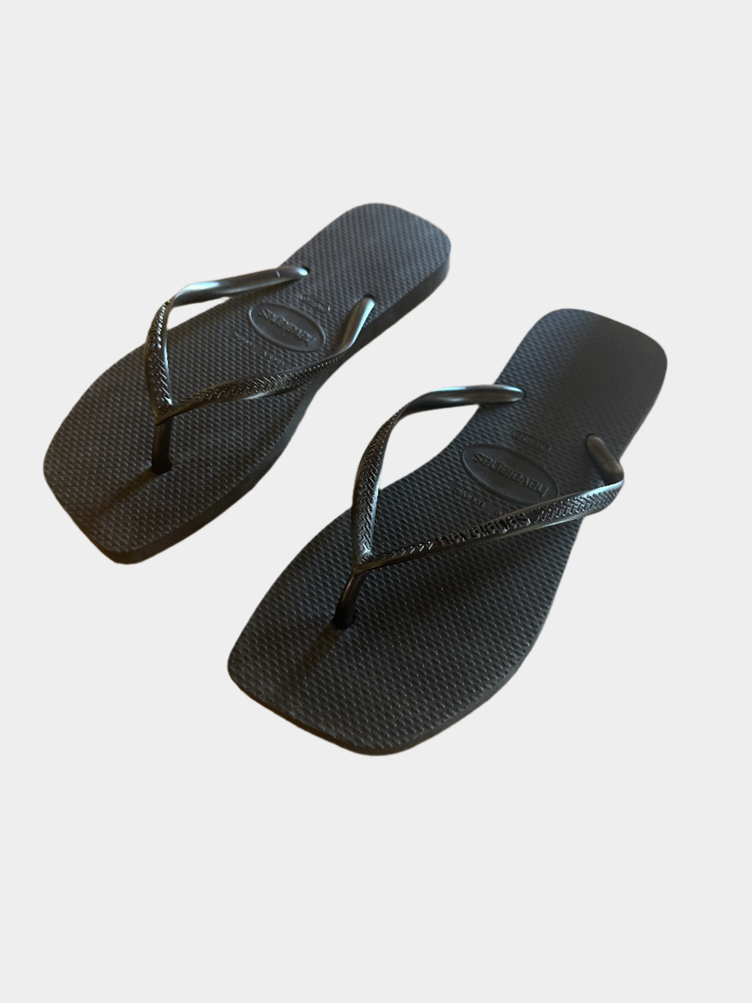 square toe - black havianas