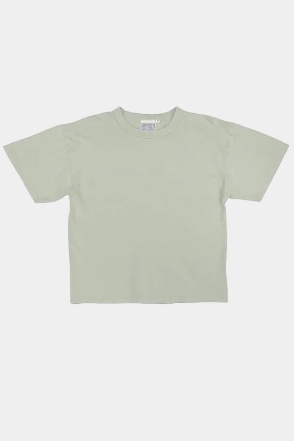 Jungmaven Vernon Oversized Hemp Tee in Agave Green front view