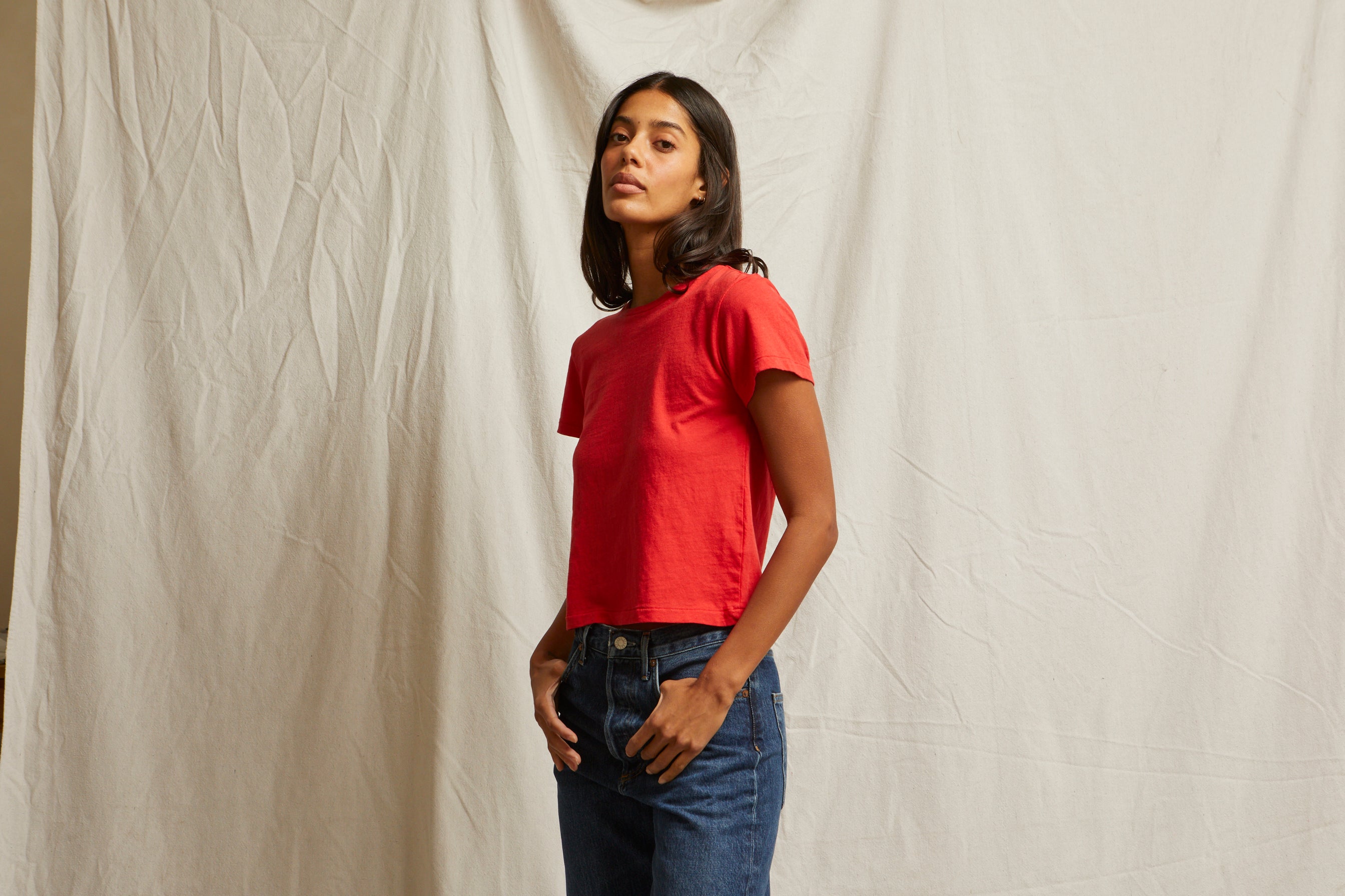 Lisa Tee - Poppy Red