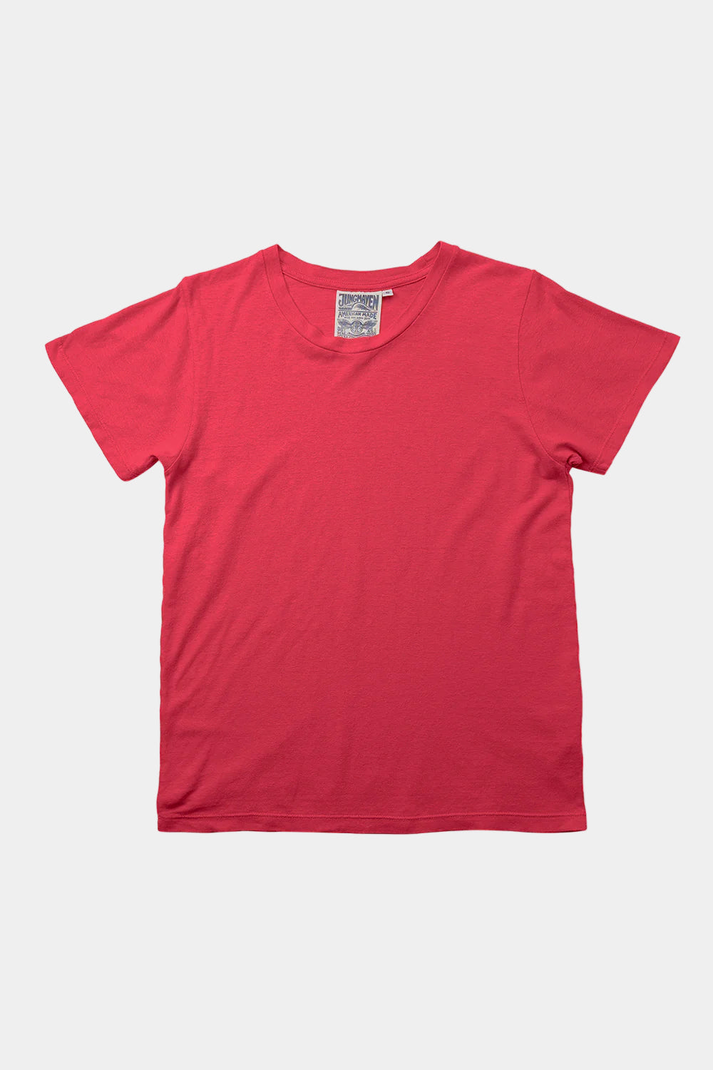 Red t-shirt on a white background