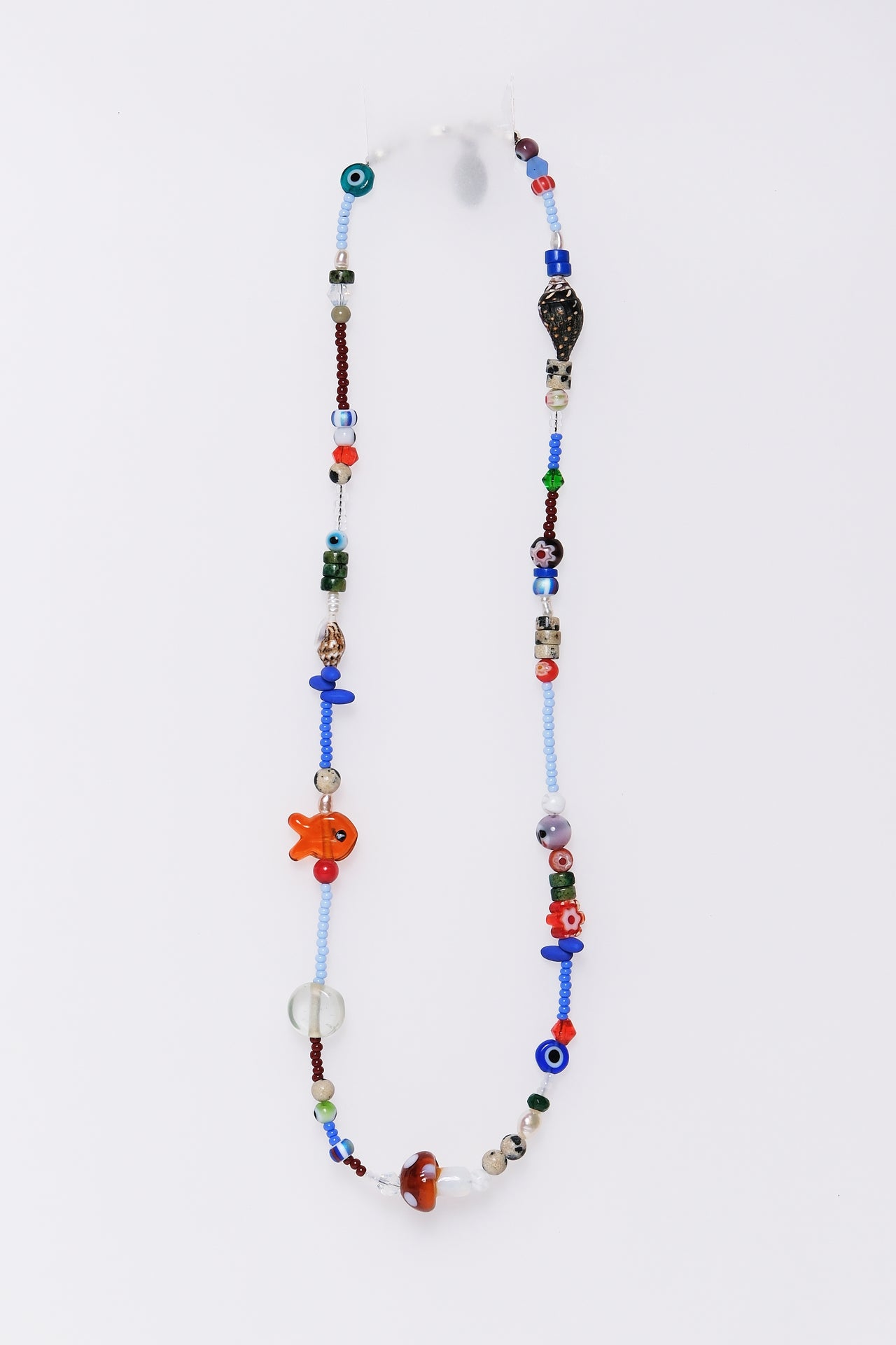 No. 7 Necklace - Brown Mushroom