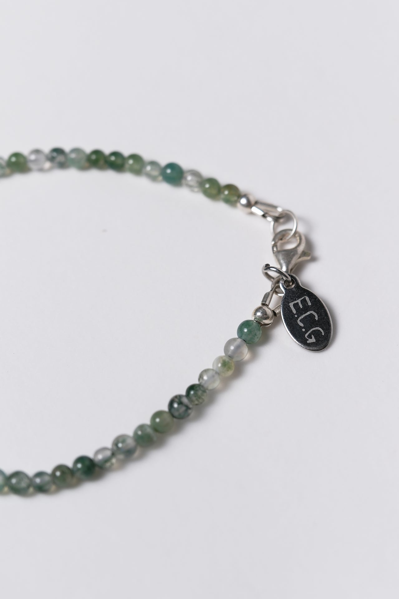 No.15 Bracelet - Moss Agate