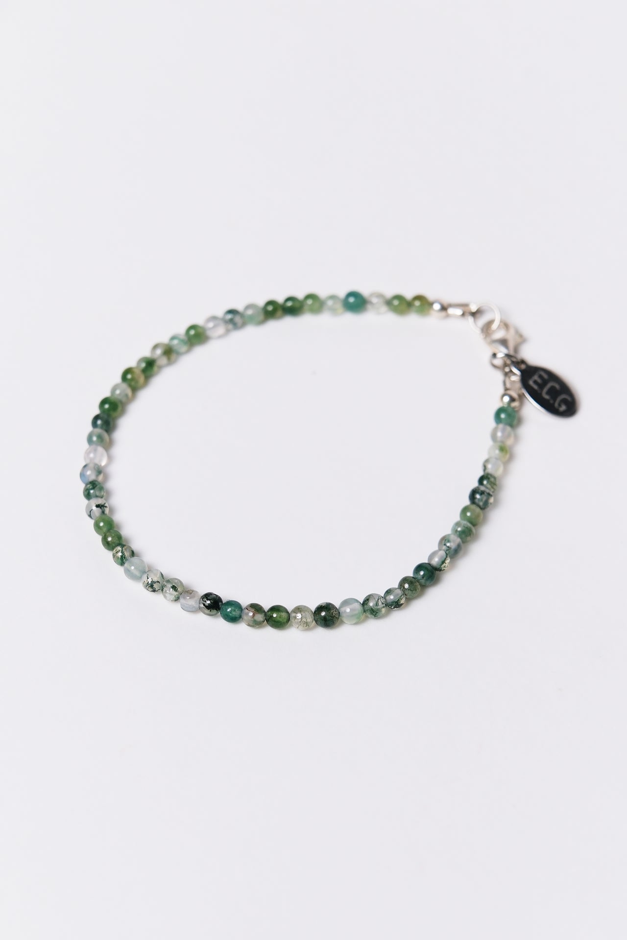 No.15 Bracelet - Moss Agate