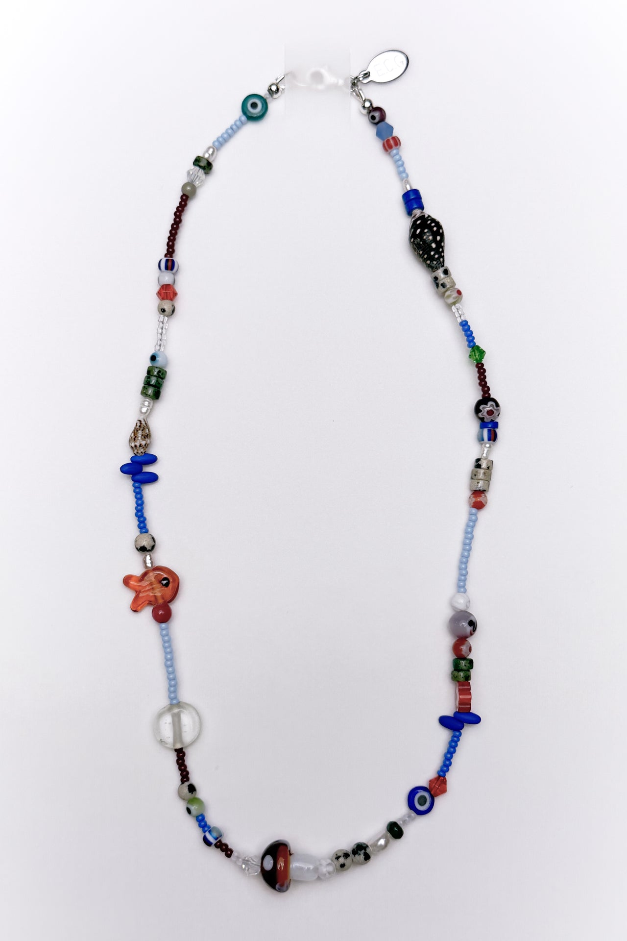 No.7 Necklace - Brown Mushroom