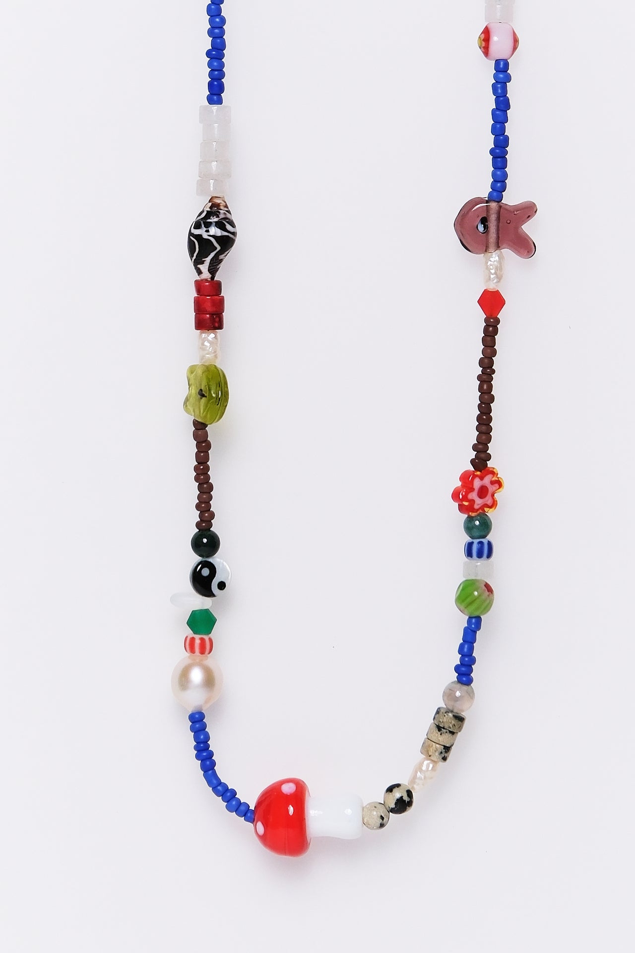 No. 7 Necklace - Red Mushroom